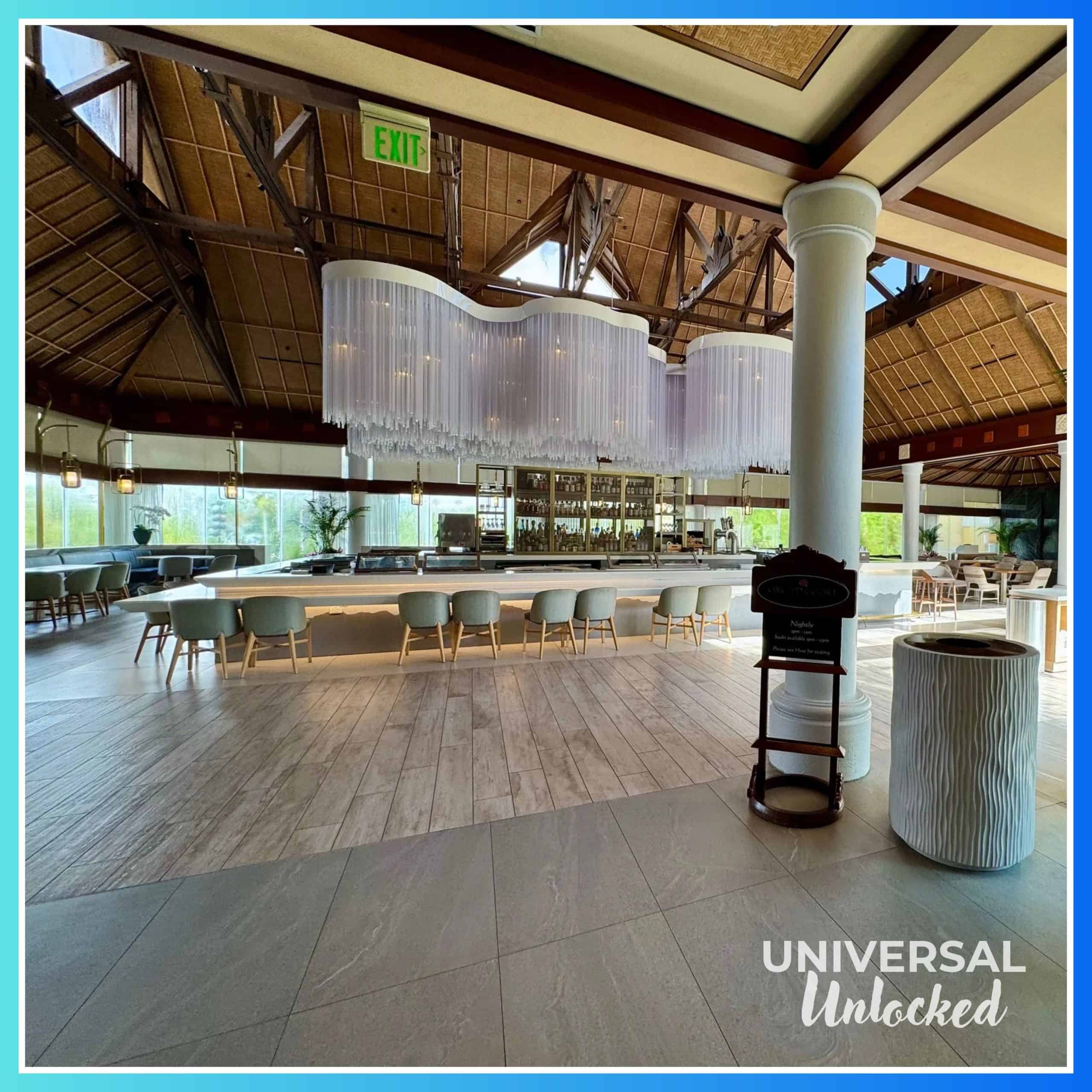 Bar at the Orchid Court Lounge & Sushi Bar at Royal Pacific Resort