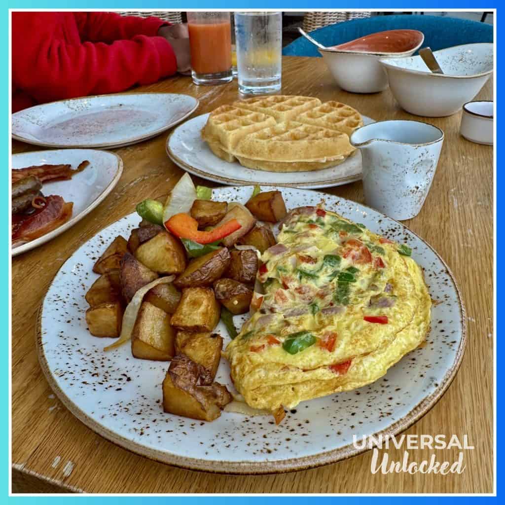 Gluten free breakfast at Amatista Cookhouse
