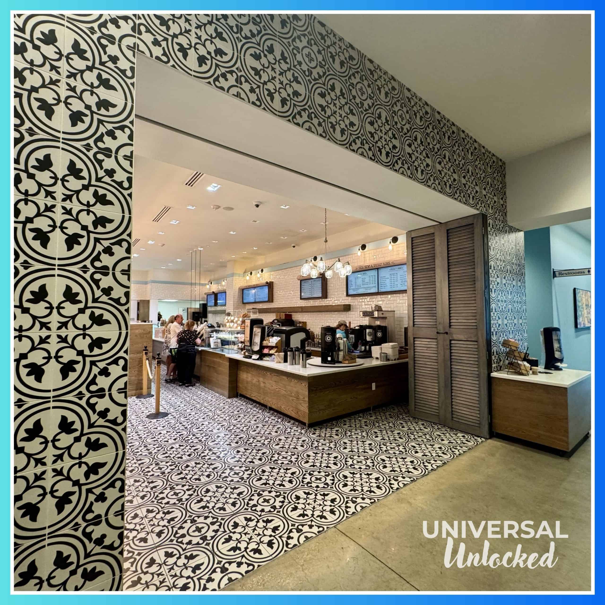 New Dutch Trading Co. grab and go market and coffee shop at Sapphire Falls Resort