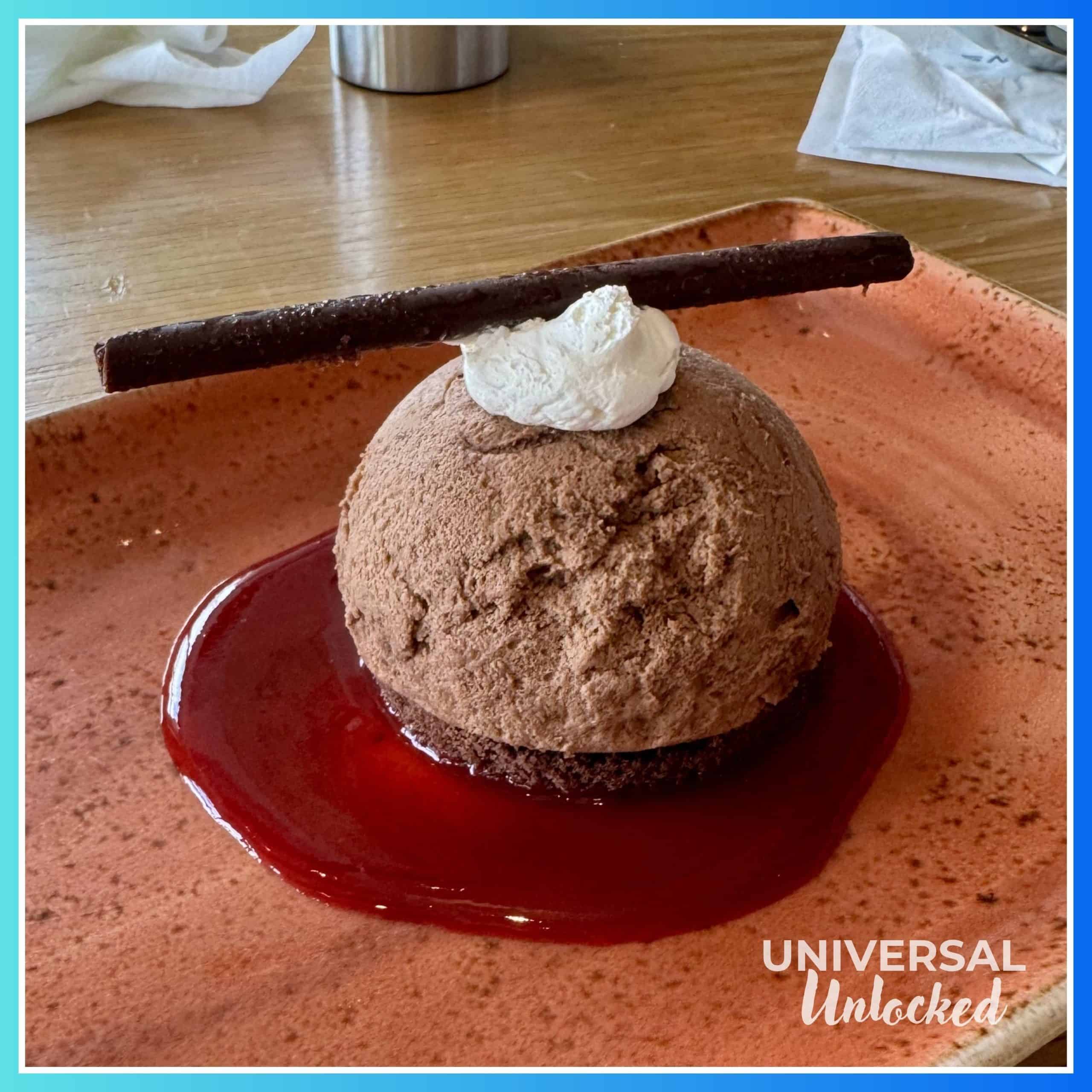 Chocolate Mousse at Amatista Cookhouse
