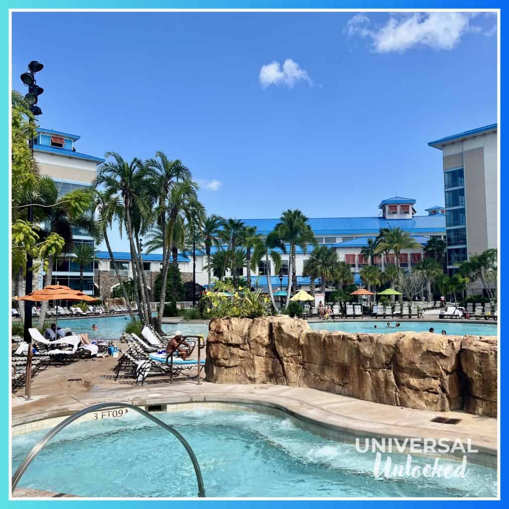 Poolside at Sapphire Falls Resort