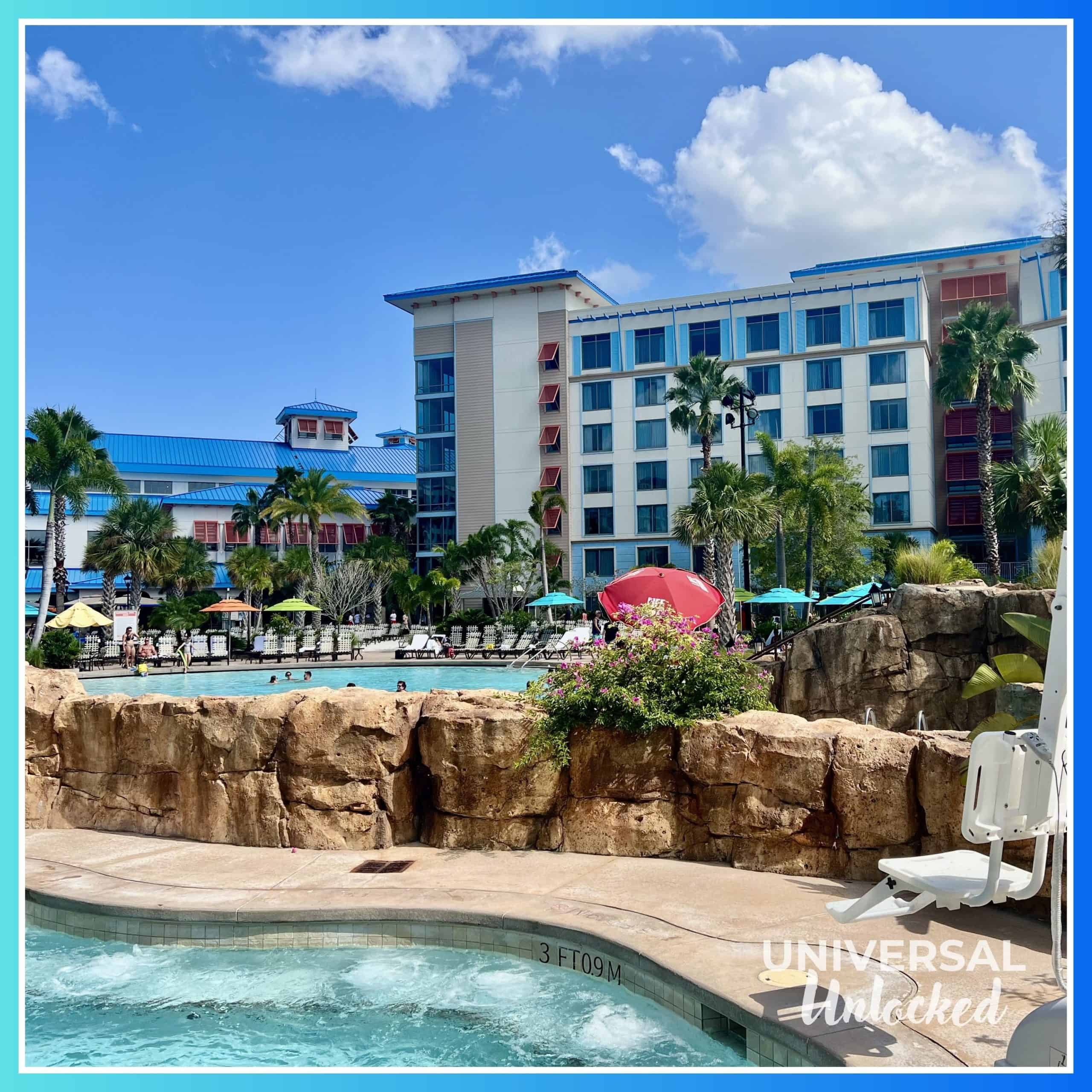 Poolside at Sapphire Falls Resort