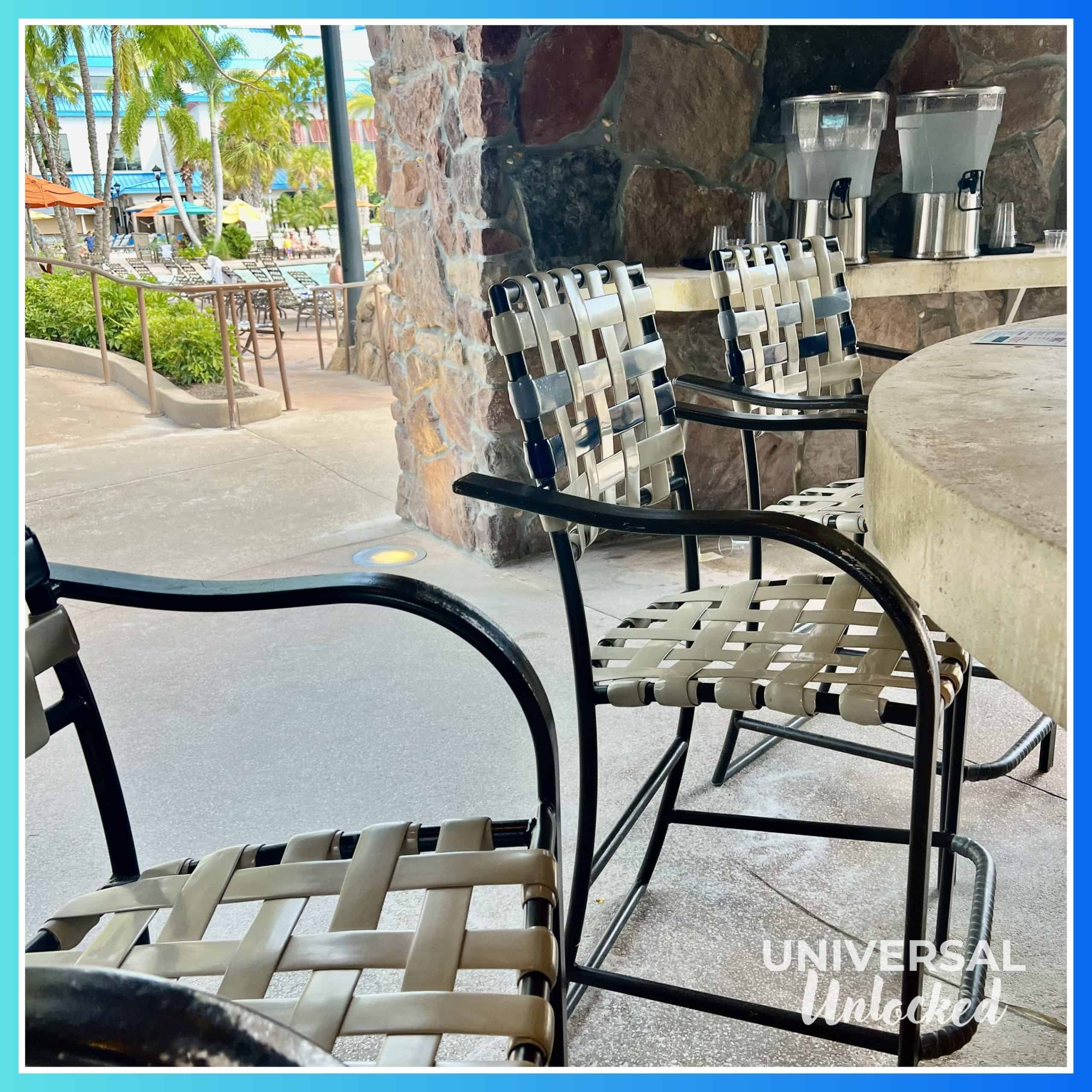 Bar stools at Drhum Club Kantine