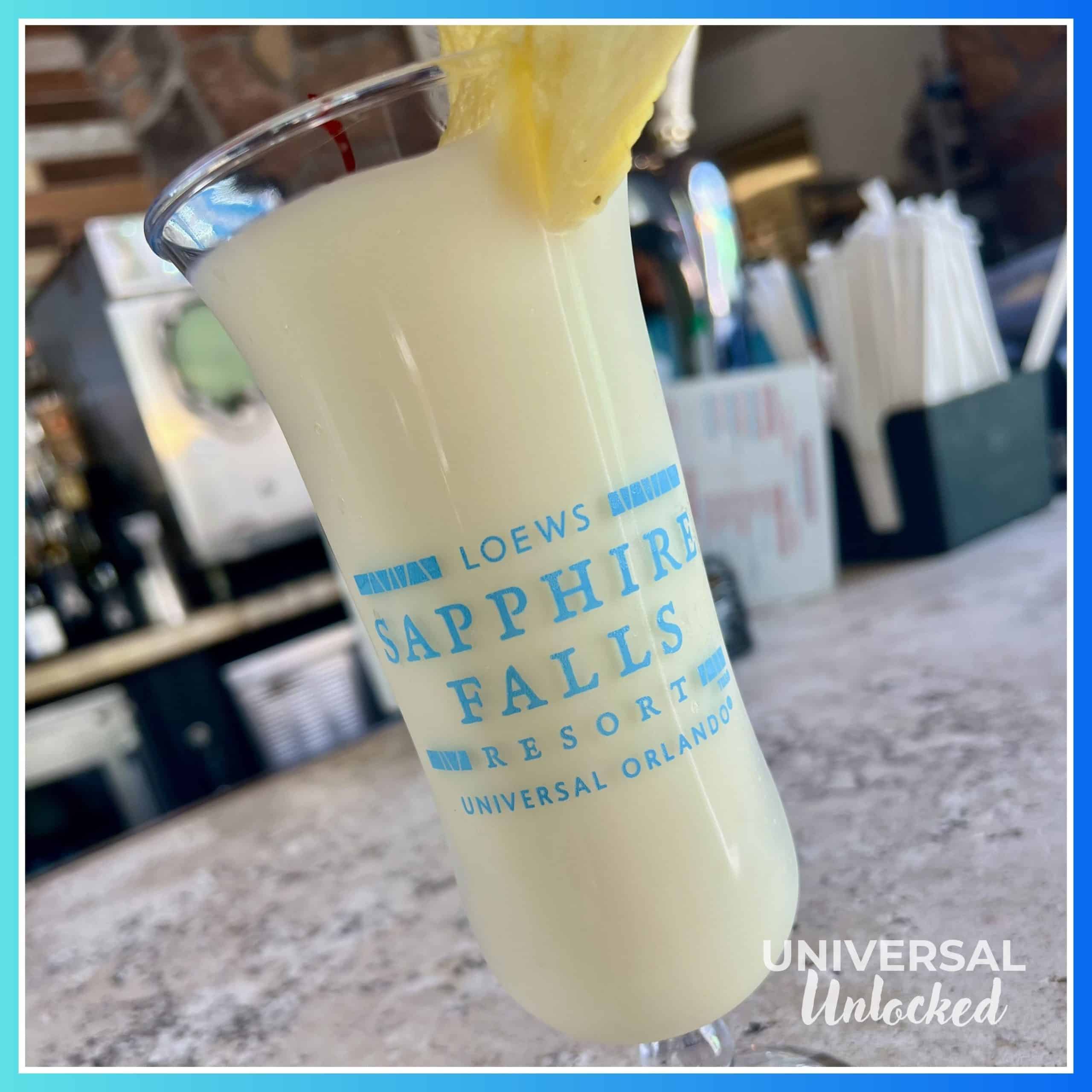Piña colada at Drhum Club Kantine
