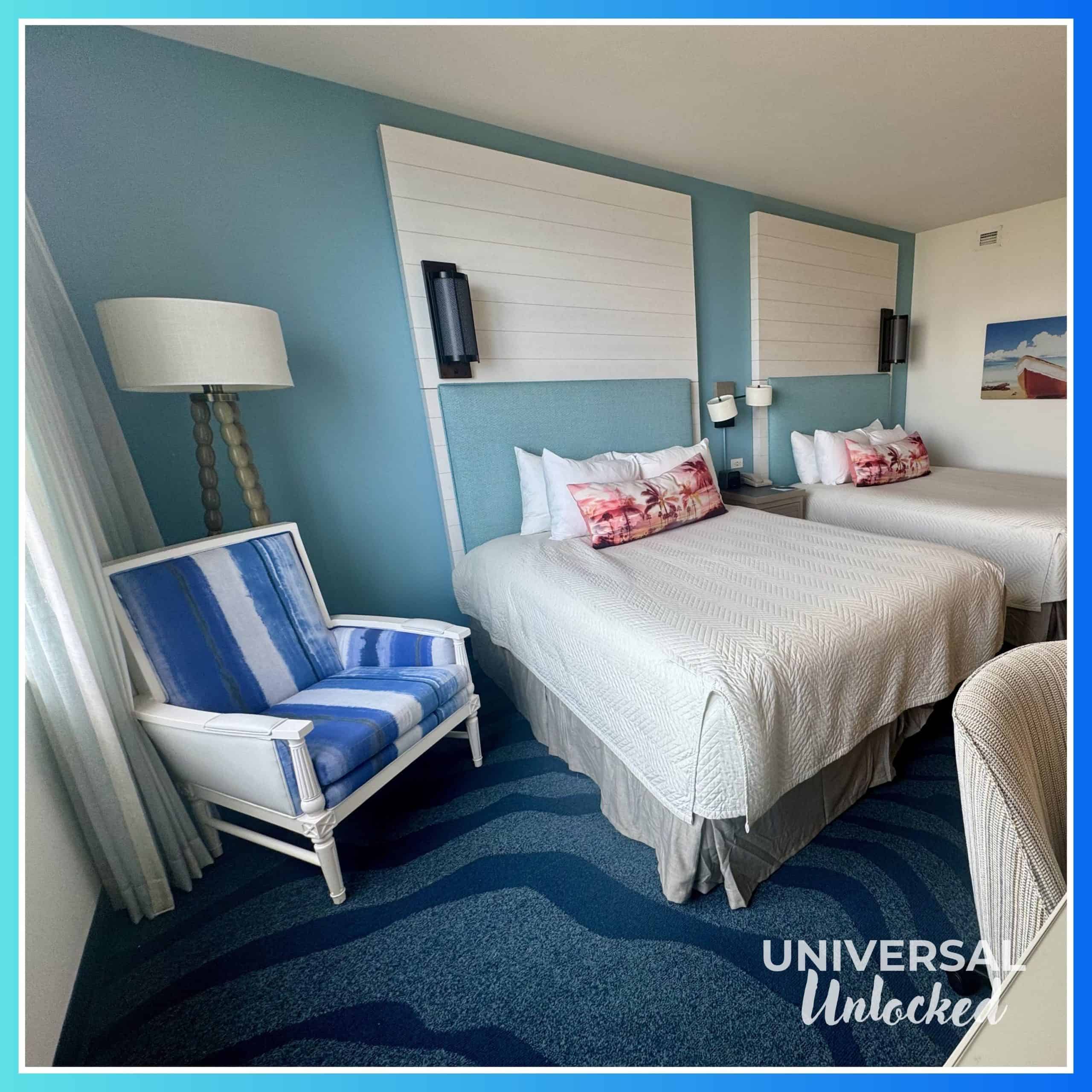 Standard guest room at Sapphire Falls Resort