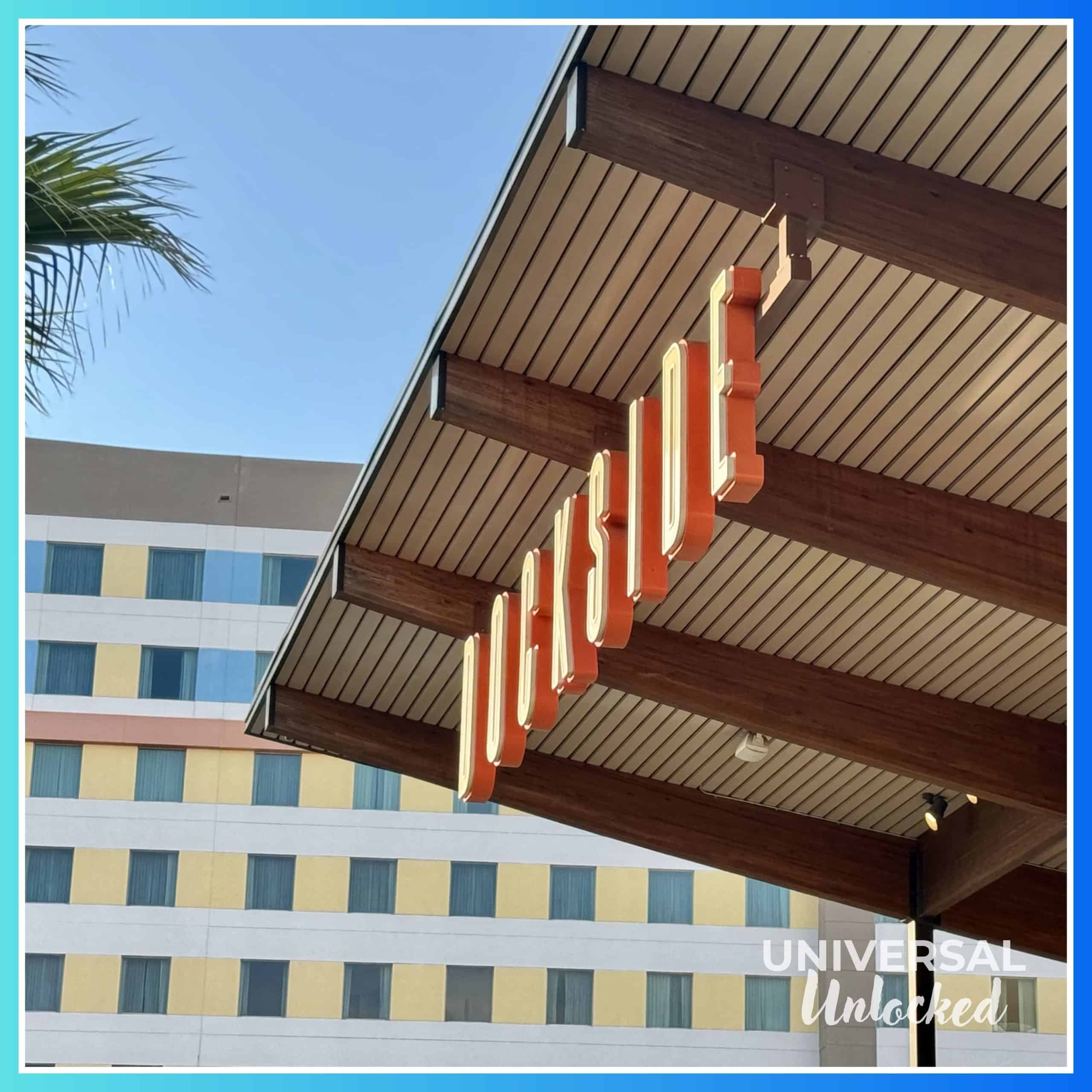 Entrance to Dockside Inn and Suites