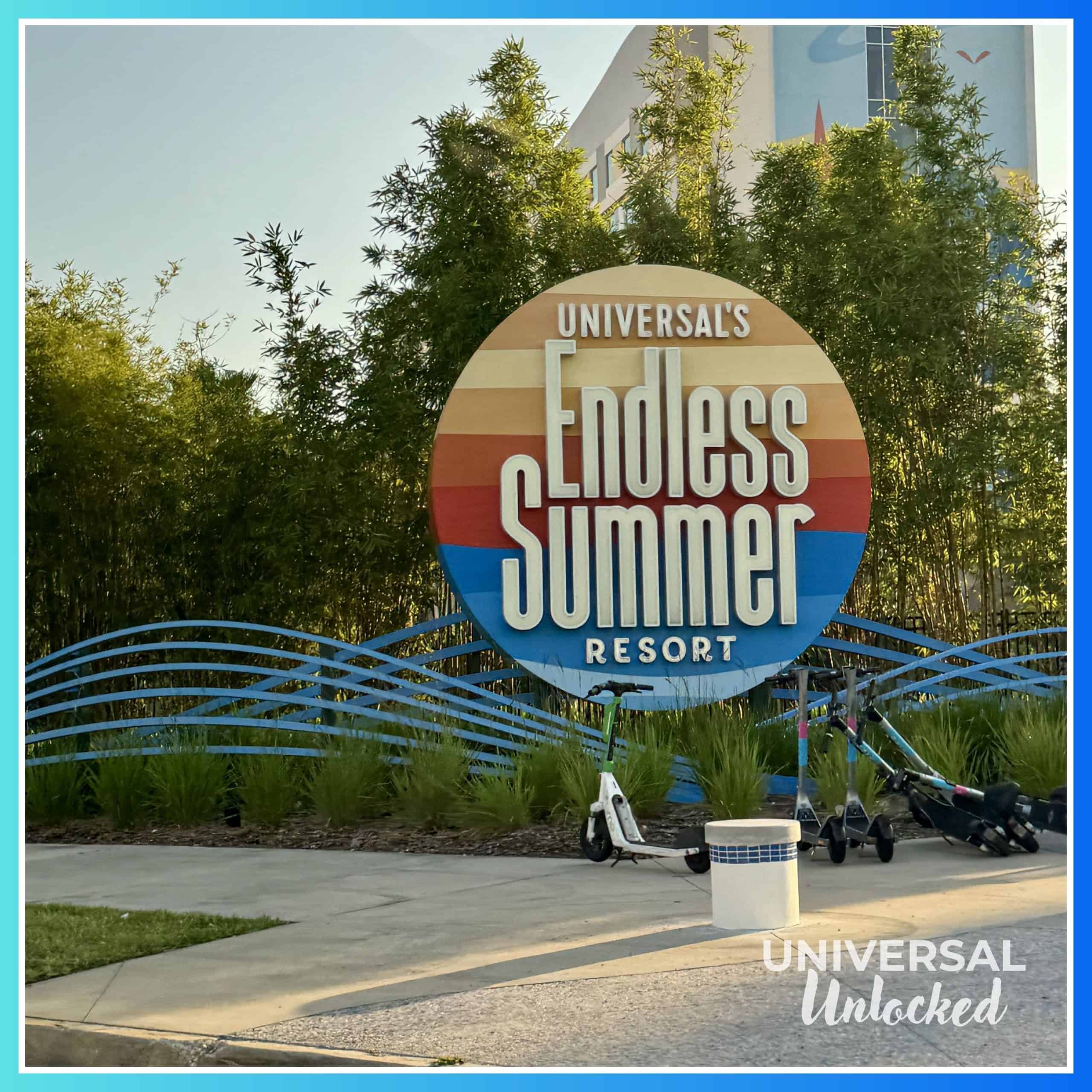 The Endless Summer Resorts entrance