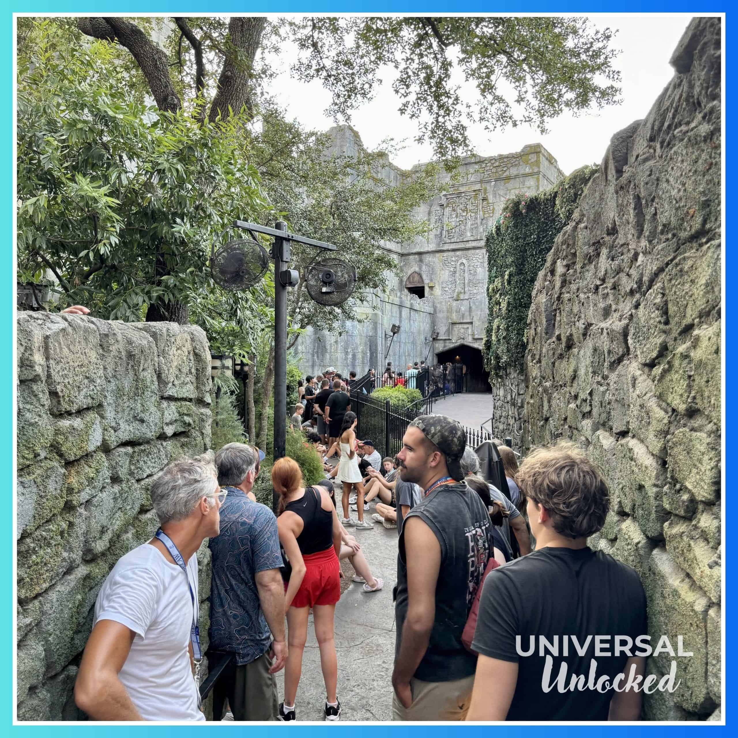 RIP the Express Pass line at Hagrid's