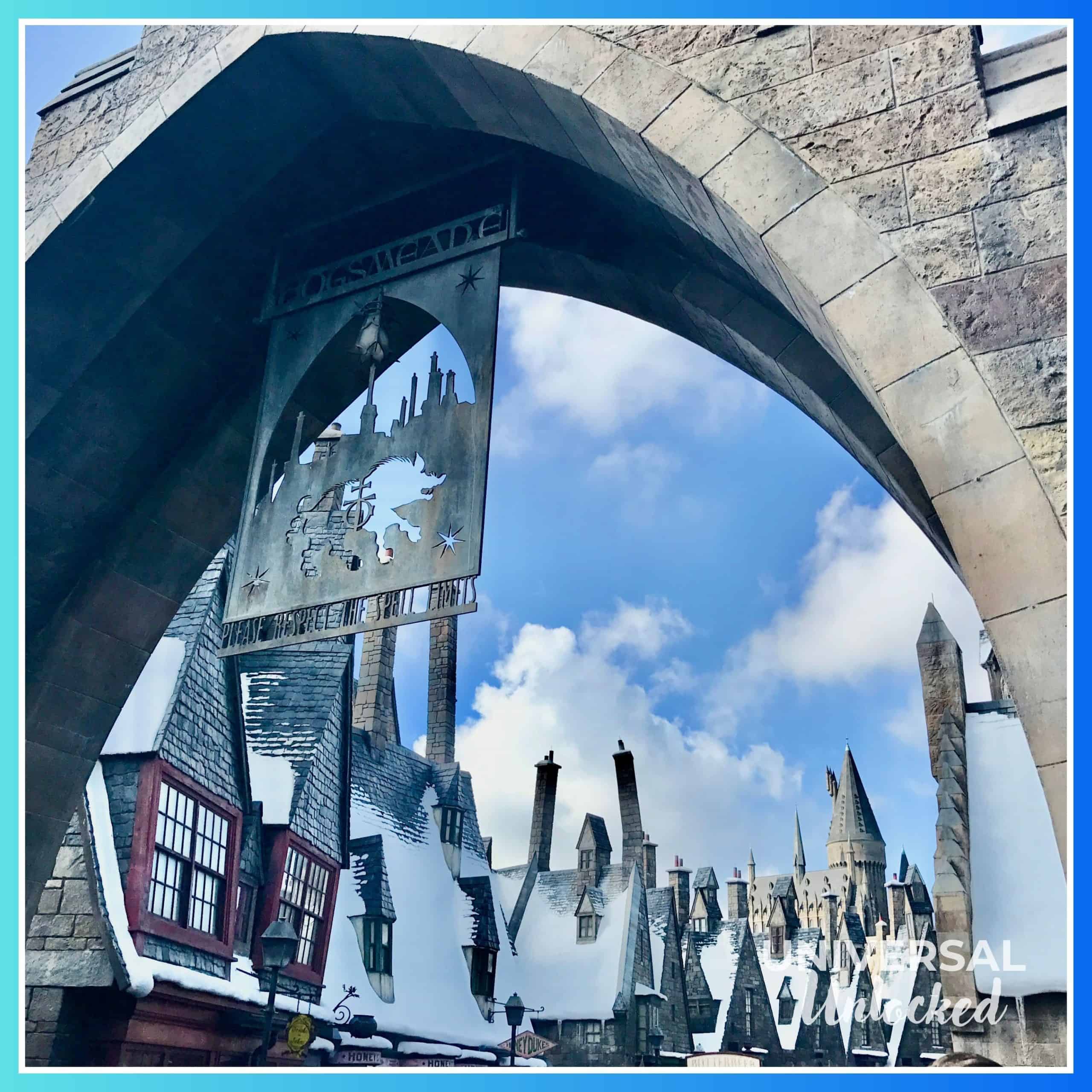 Entry to Hogsmeade at Islands of Adventure