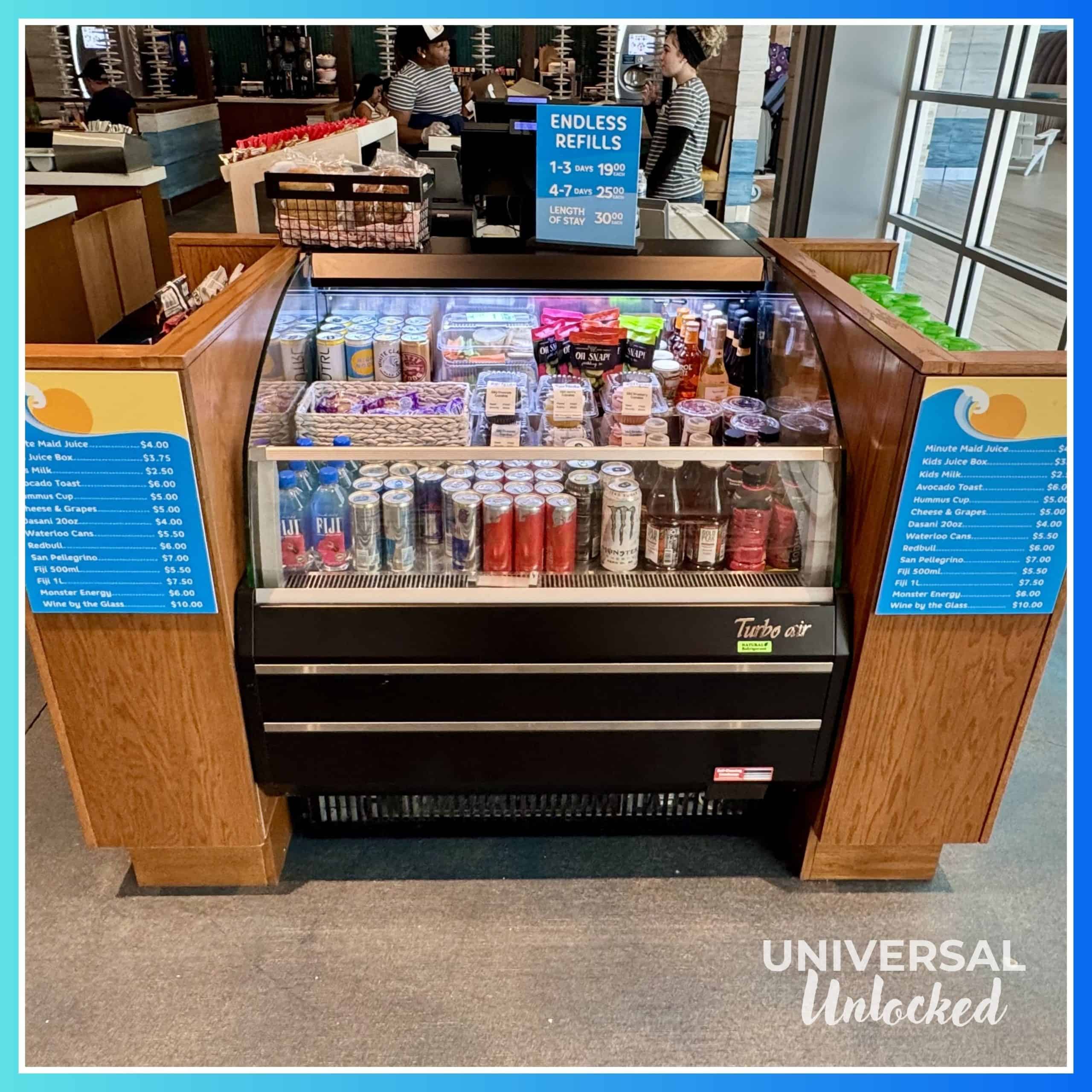 Grab and go at Beach Break Cafe