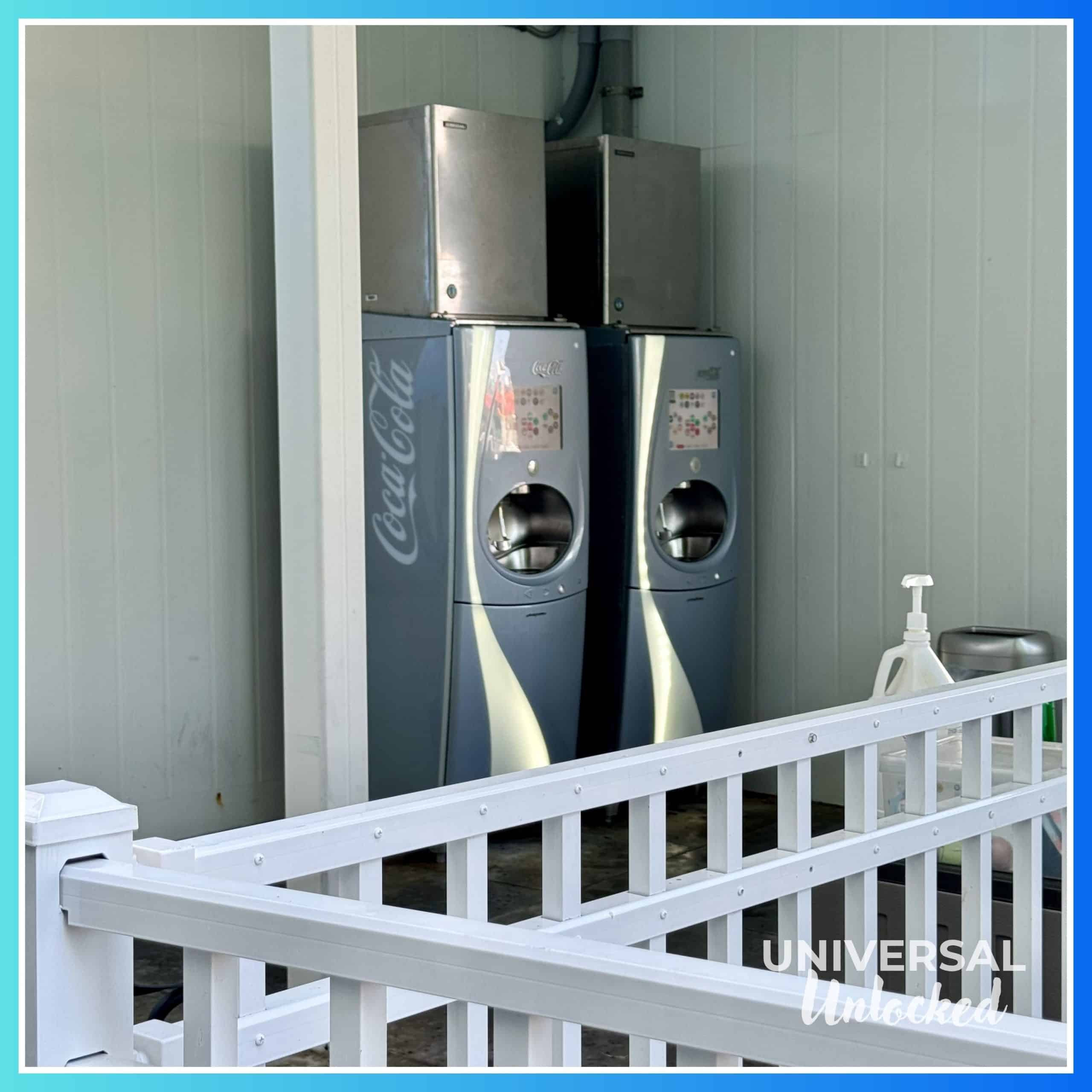 Coke Freestyle machine at Sand Bar at Surfside Inn and Suites