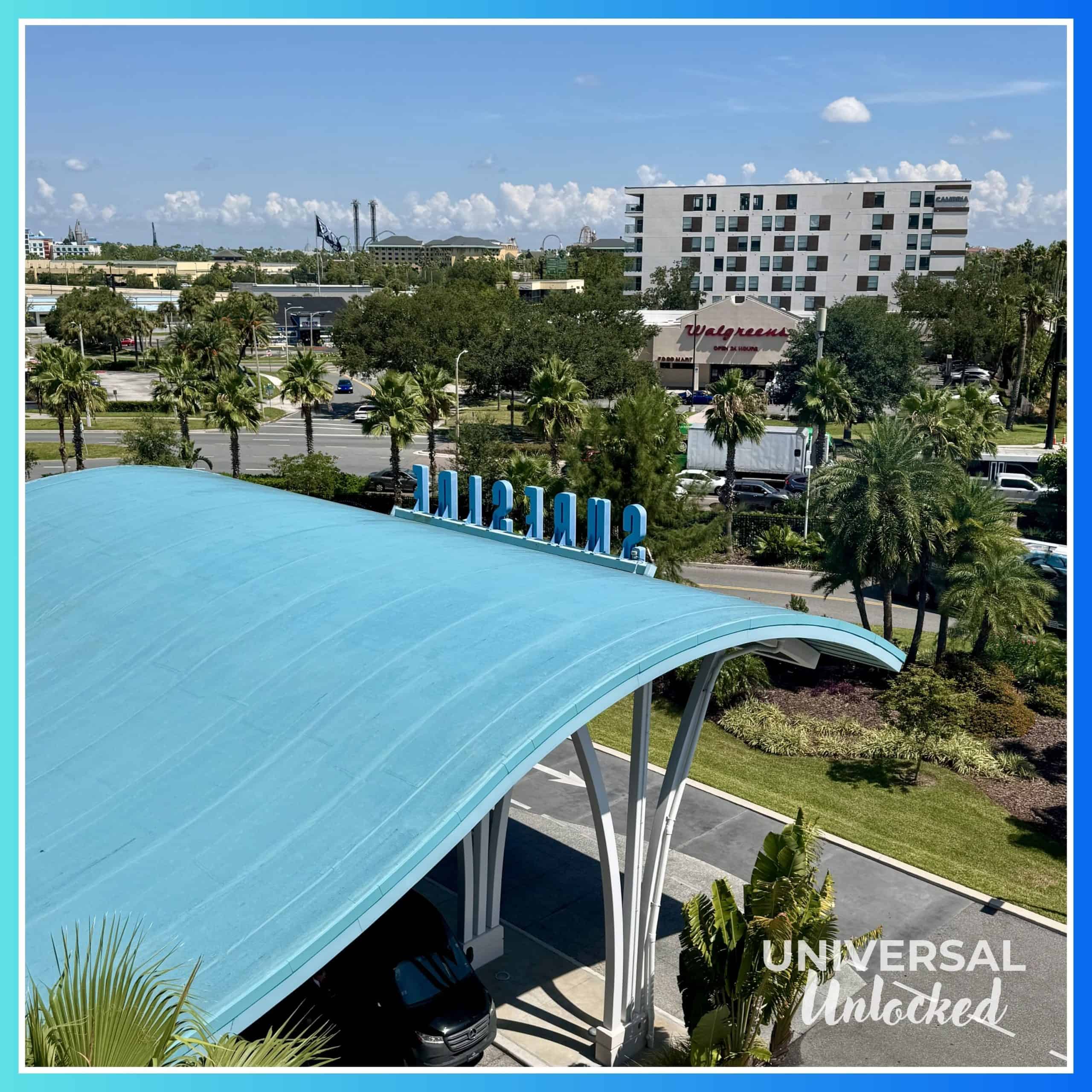The Walgreens across the street from Surfside Inn and Suites