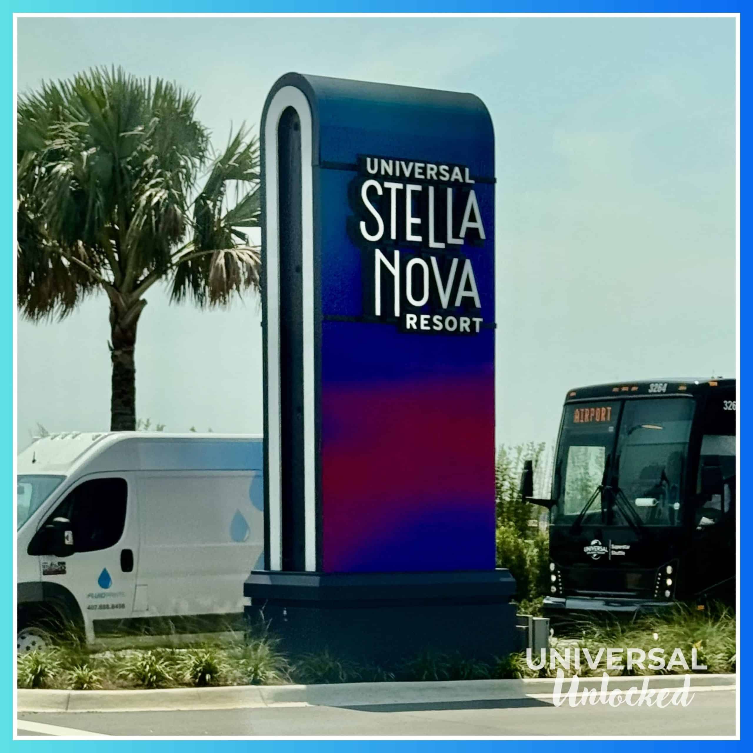 Stella Nova Resort street sign