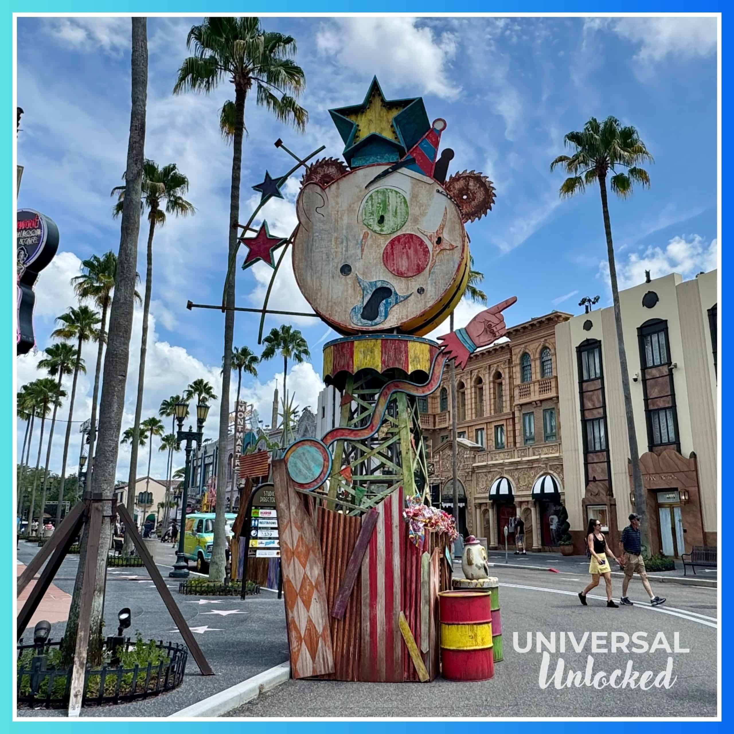 HHN35 sets in the Hollywood area of Universal Studios Florida