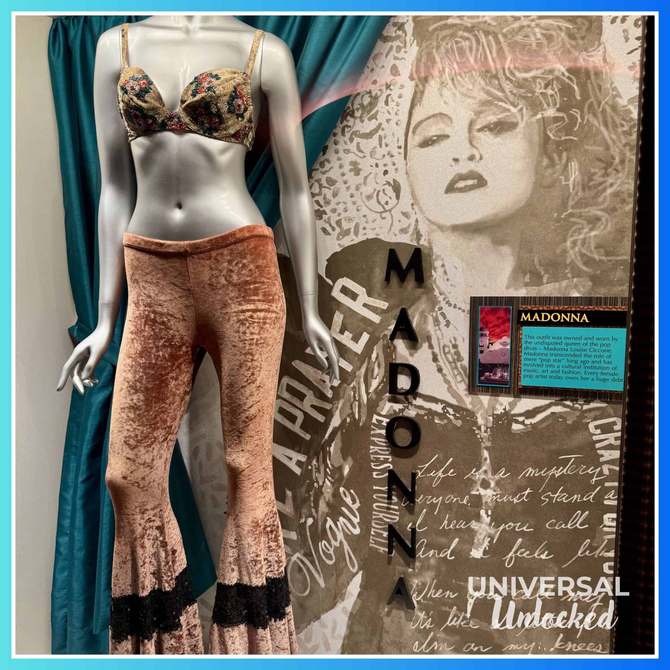 Madonna memorabilia at Hard Rock Hotel Orlando