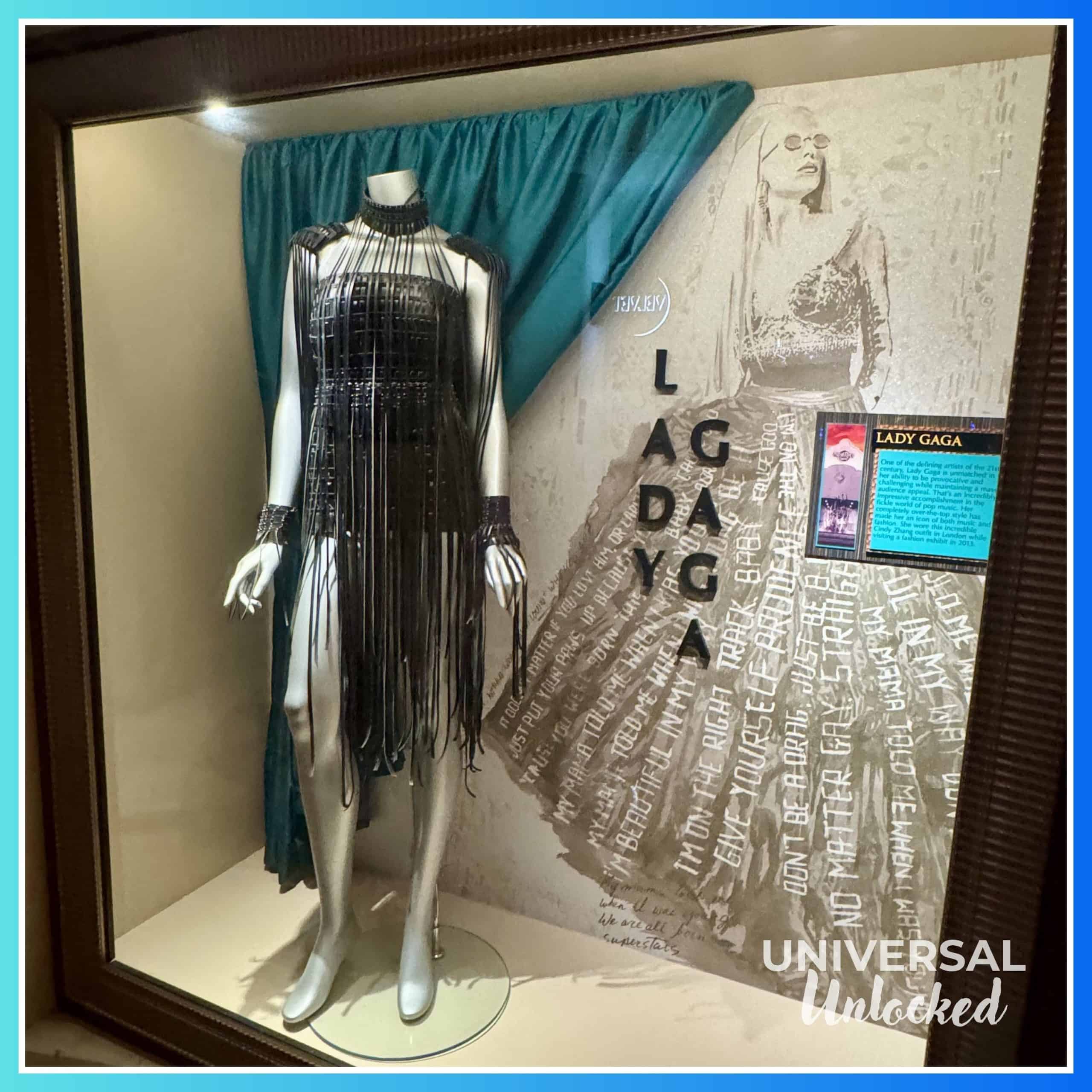Lady Gaga memorabilia at Hard Rock Hotel Orlando