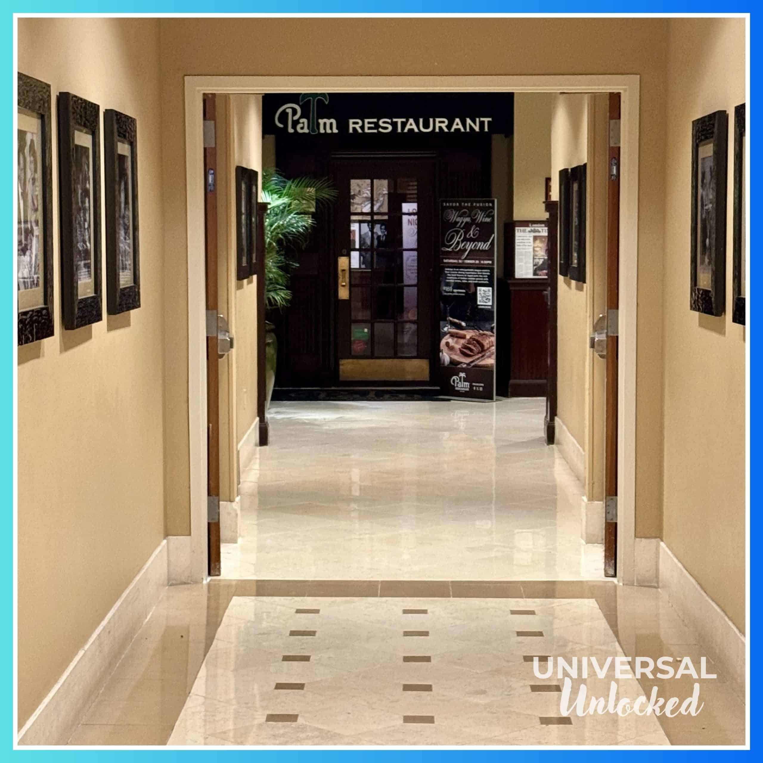 Entrance to the Palm at Hard Rock Hotel Orlando