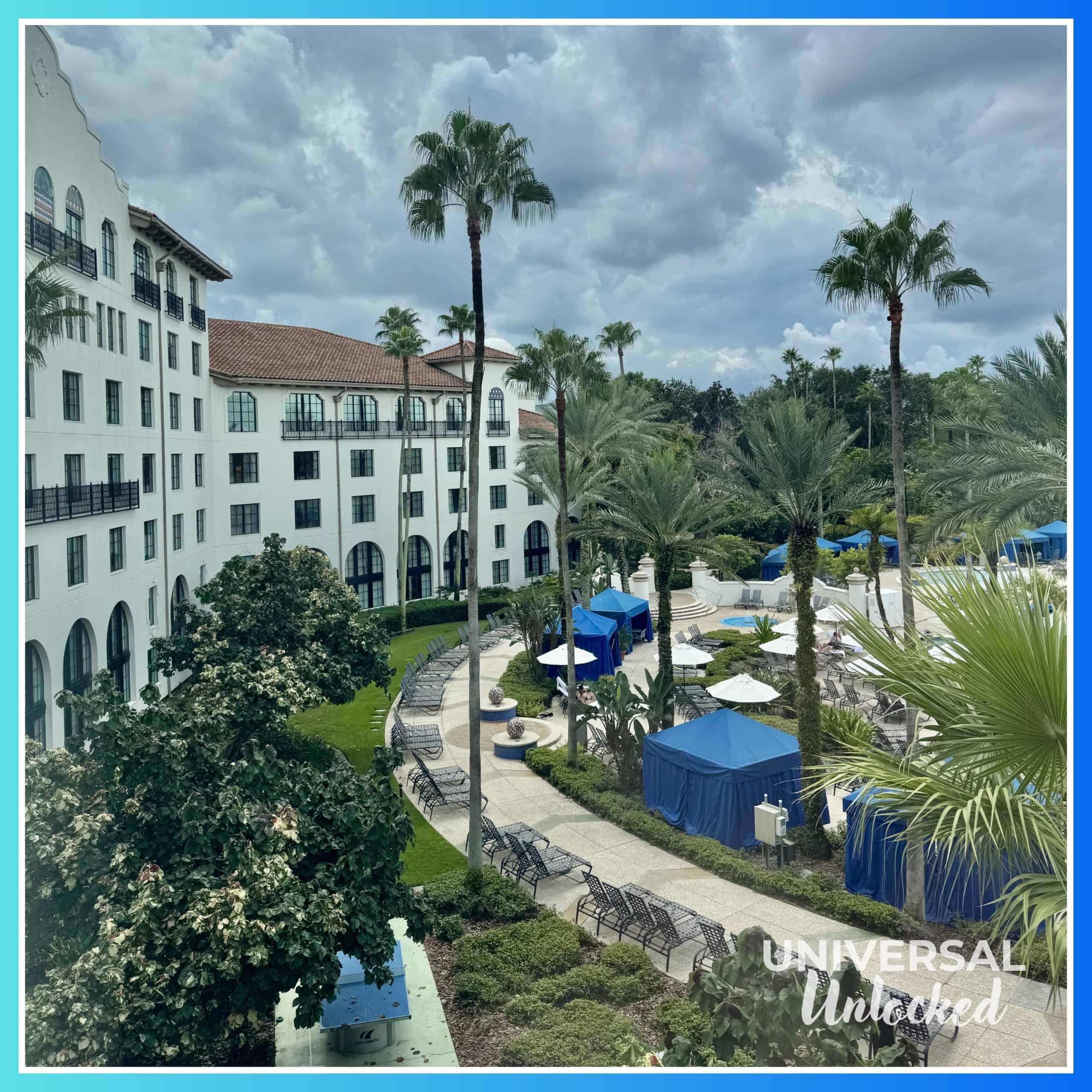 Pool views at Hard Rock Hotel Orlando
