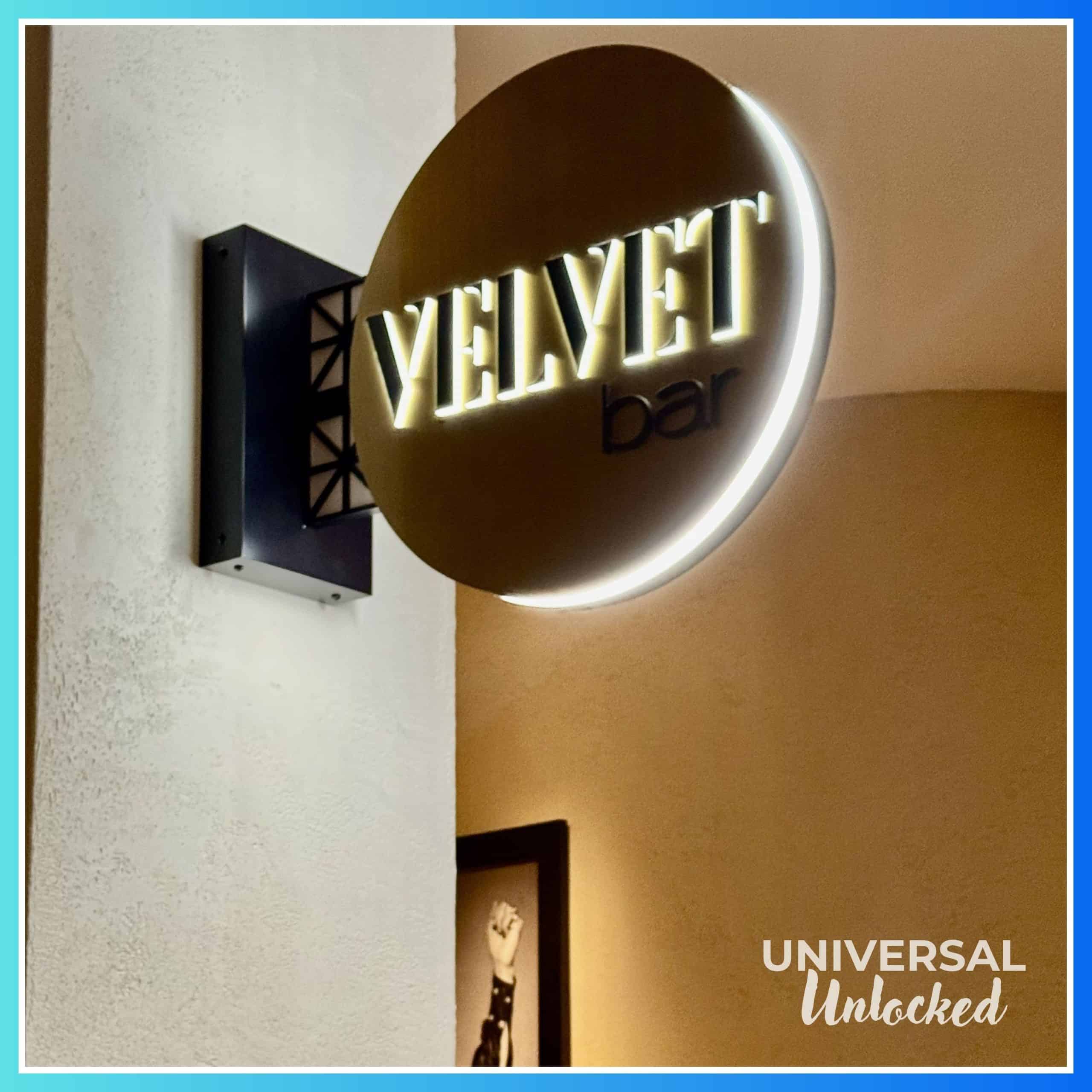 Velvet Bar at the Hard Rock Hotel Orlando
