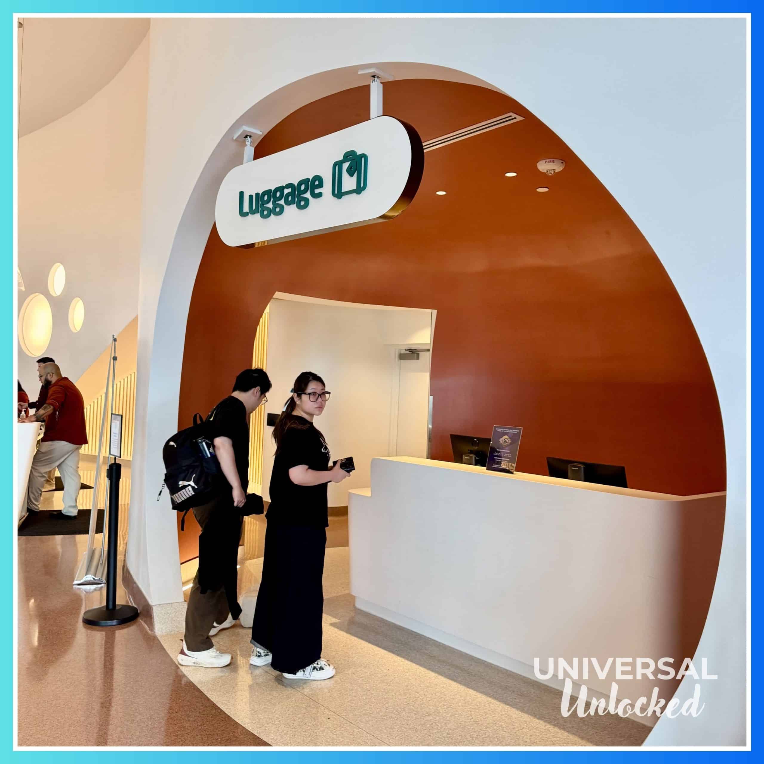 Luggage storage at Terra Luna Resort