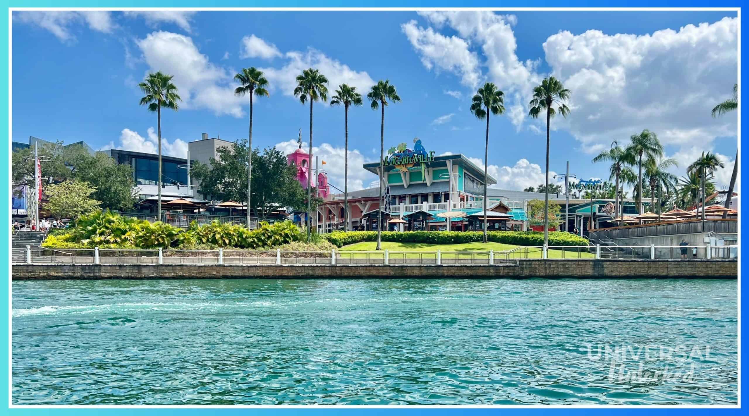 River front at Universal's CityWalk Orlando