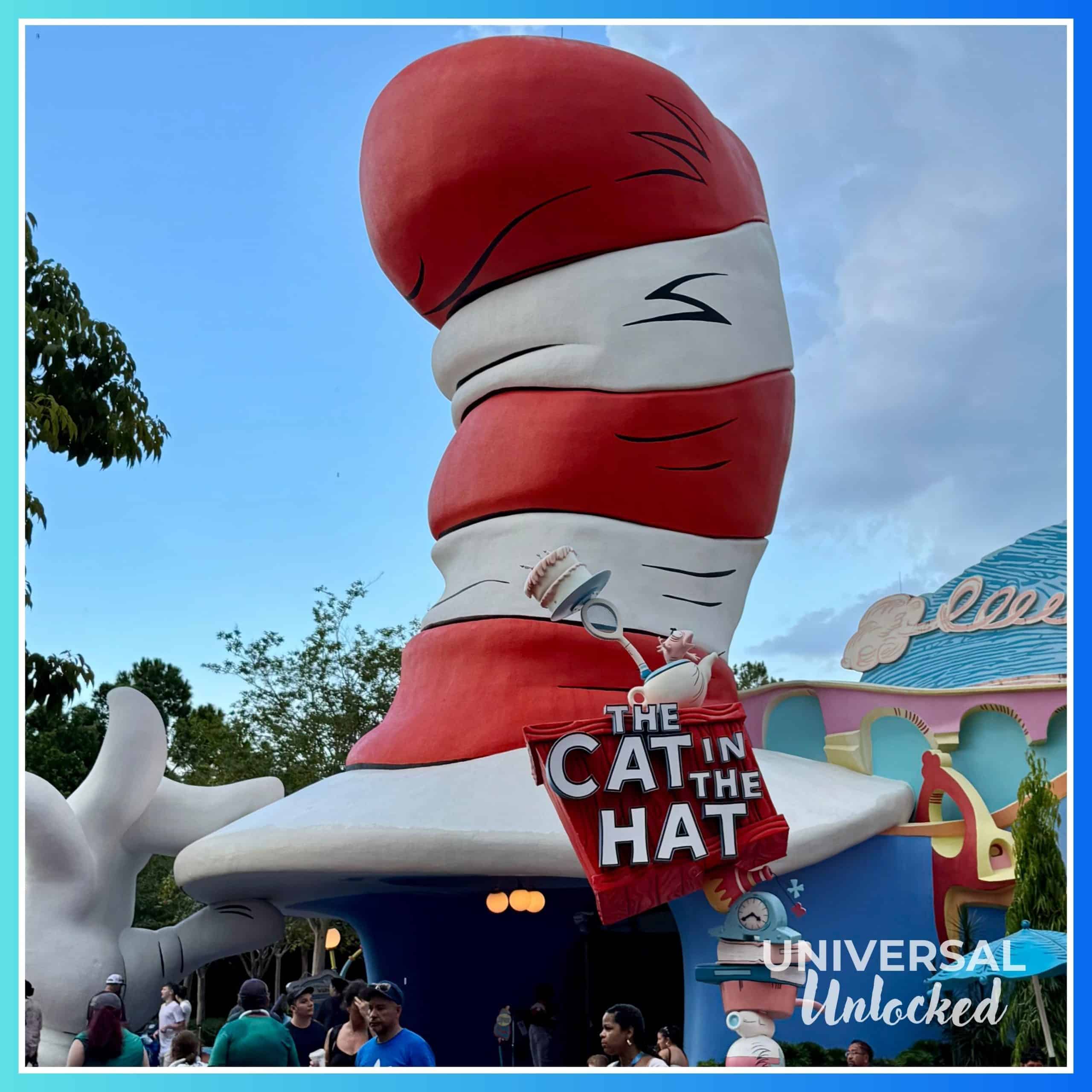 The Cat in the Hat in Seuss Landing at Islands of Adventure