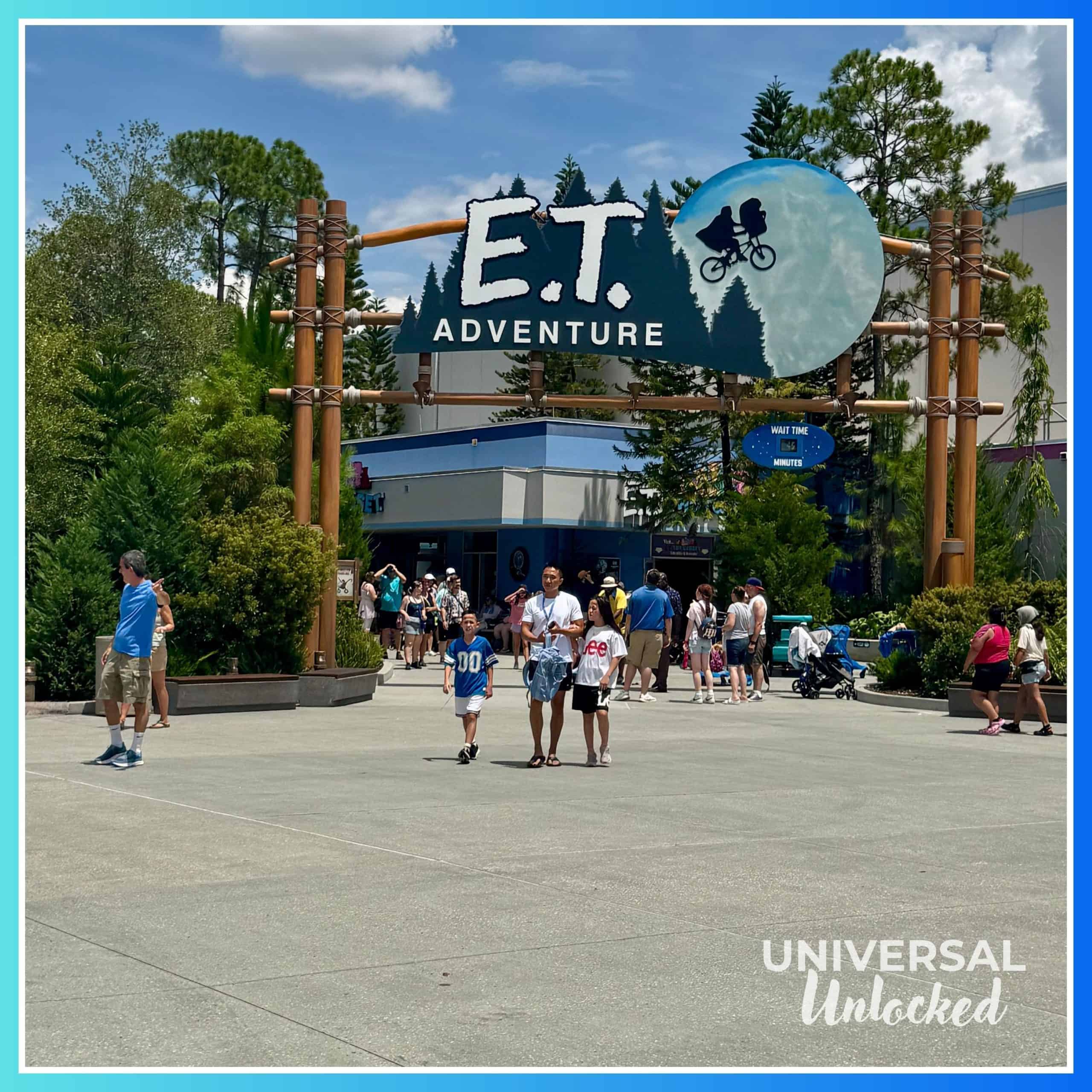 E.T. Adventure in the Hollywood area of Universal Studios Florida