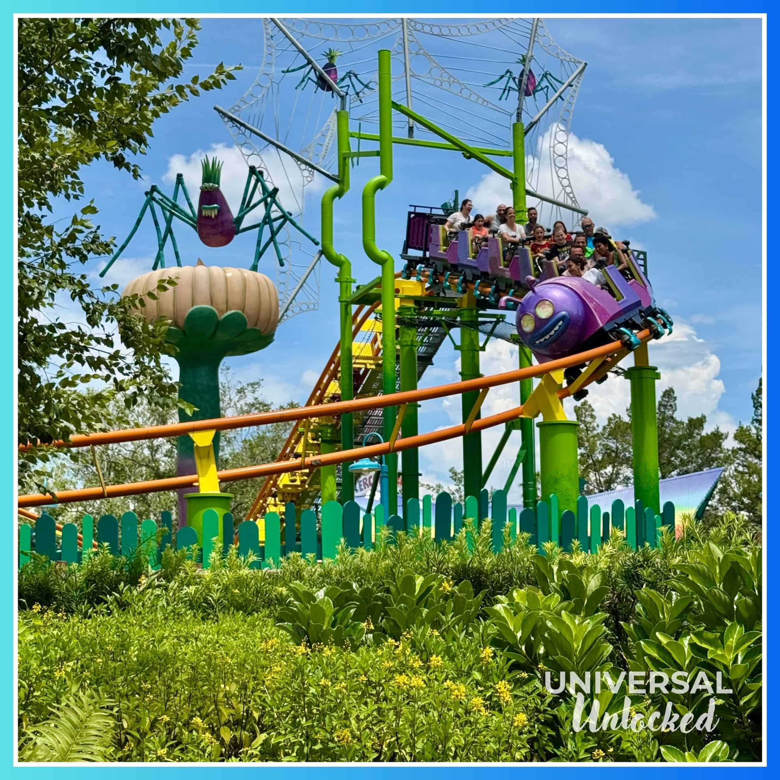 Trolls Trollercoaster in DreamWorks Land at Universal Studios Florida