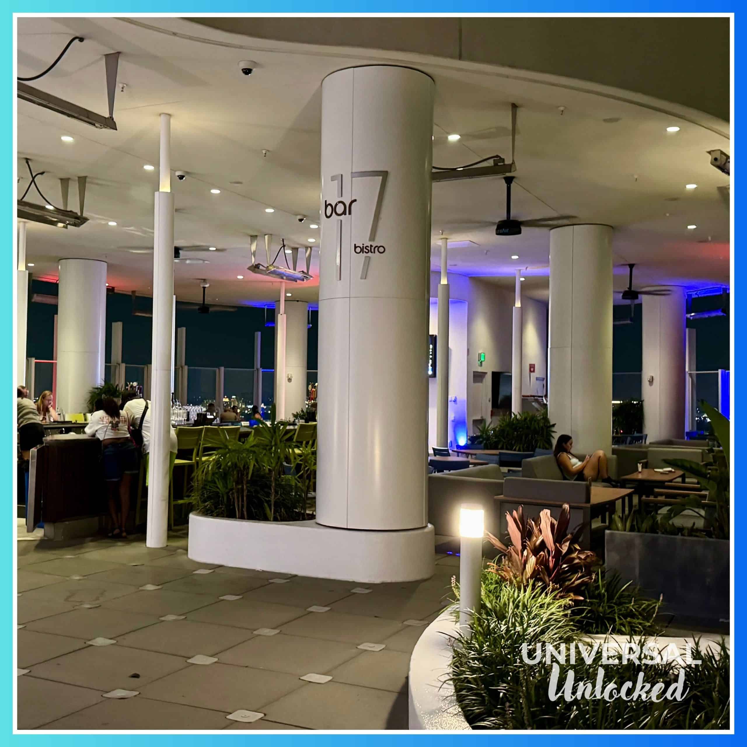 Bar 17 Bistro at Aventura Hotel