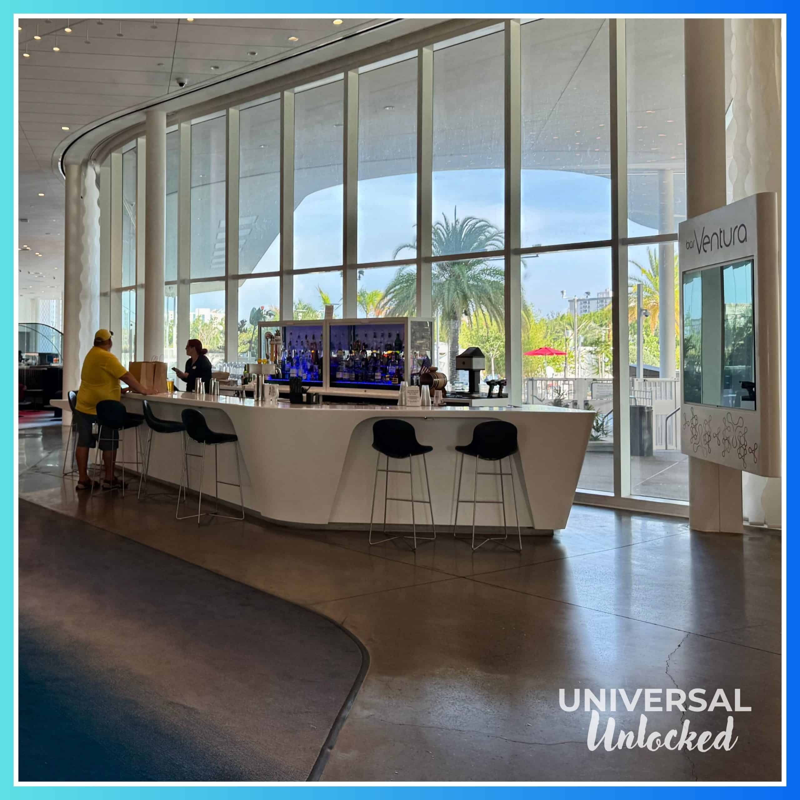 BarVentura in the lobby of Aventura Hotel