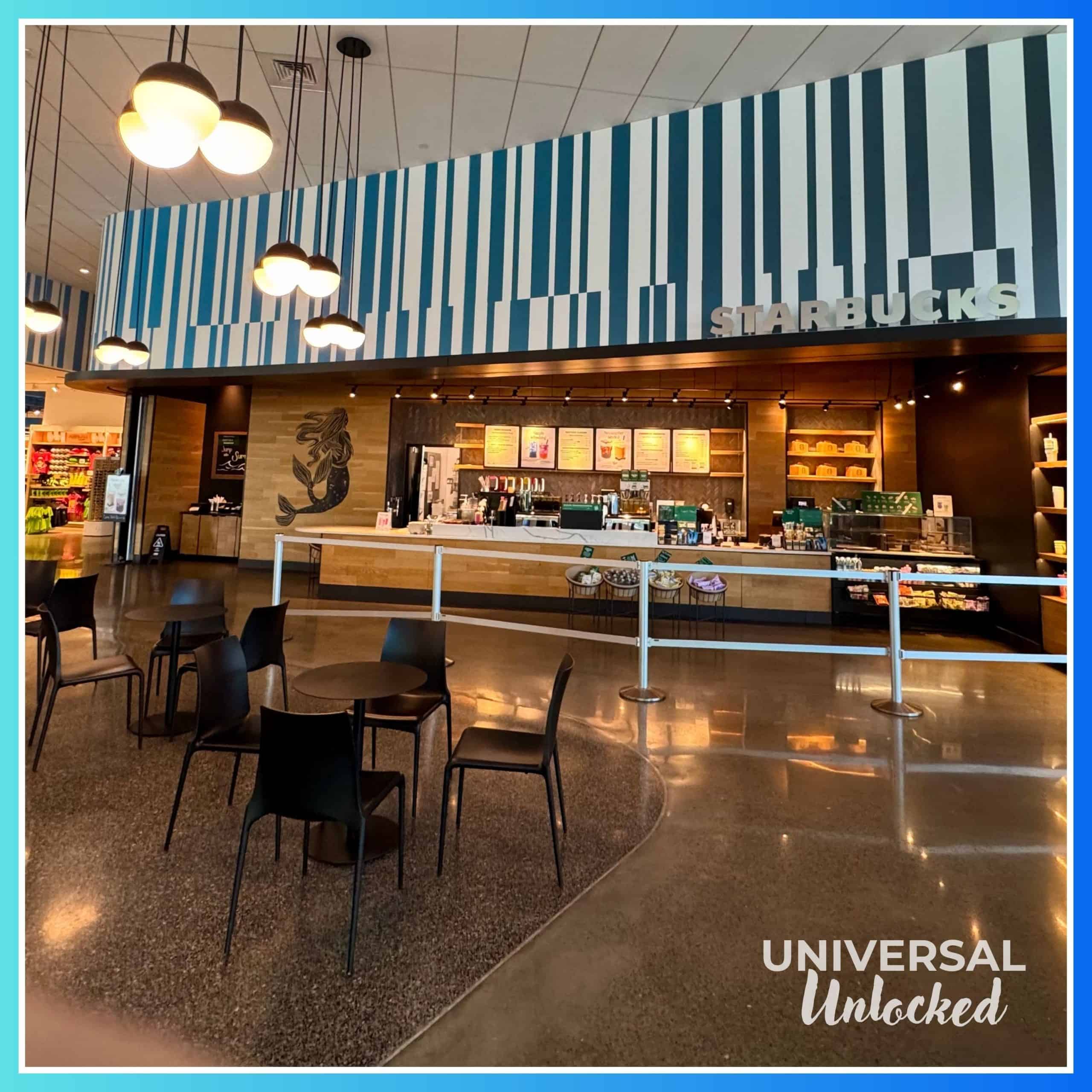 Starbucks in the lobby of Aventura Hotel