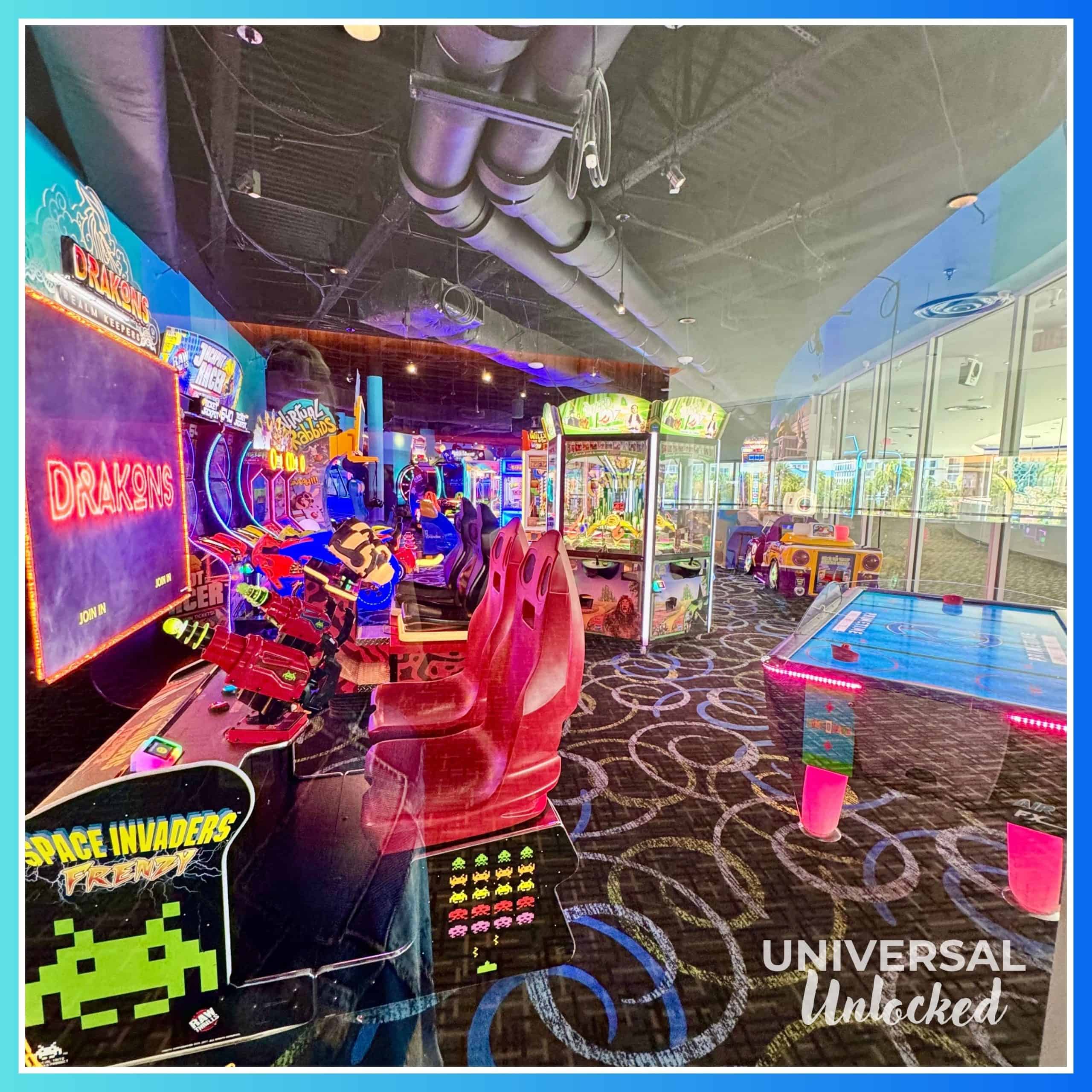 Game-O-Rama video arcade at Cabana bay