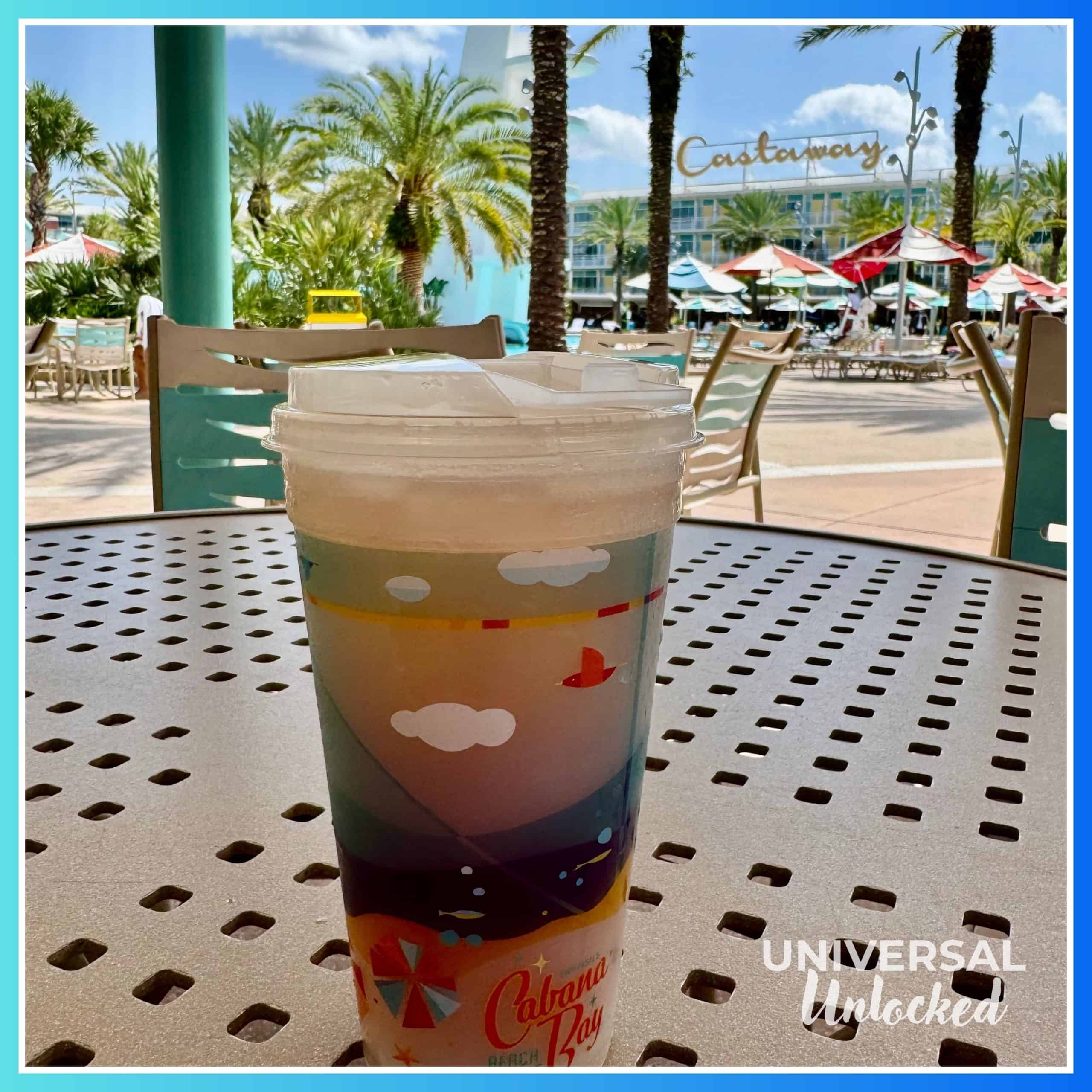 Cocktail at Atomic Tonic at Cabana Bay Beach Resort