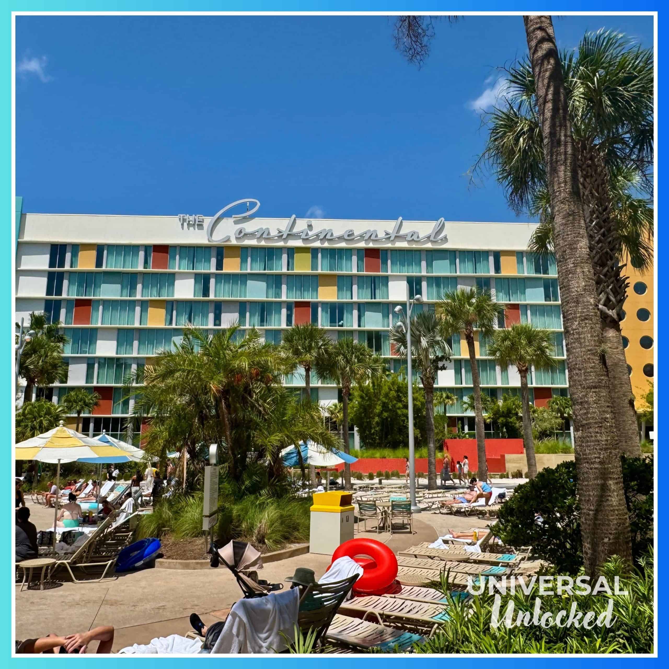 Interior guest room side of Cabana Bay Beach Resort