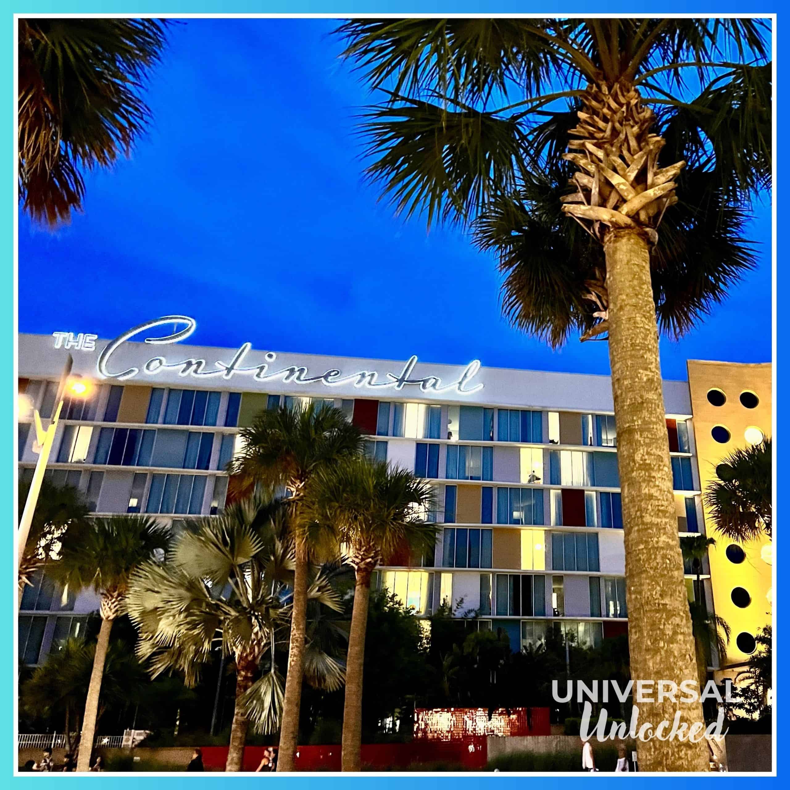 Interior guest tower at Cabana Bay