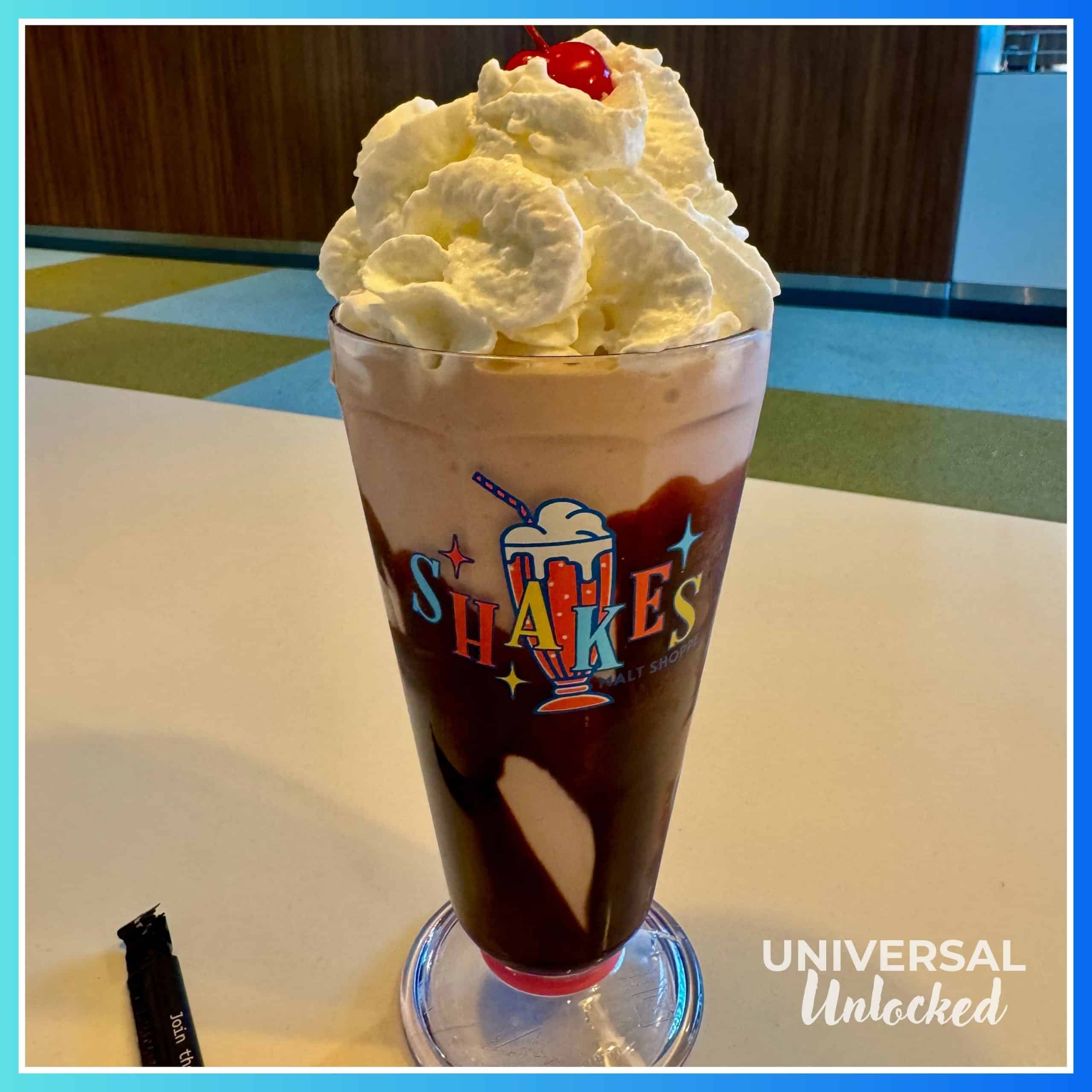 Black and White Adult Milkshake from Shakes Malt Shoppe