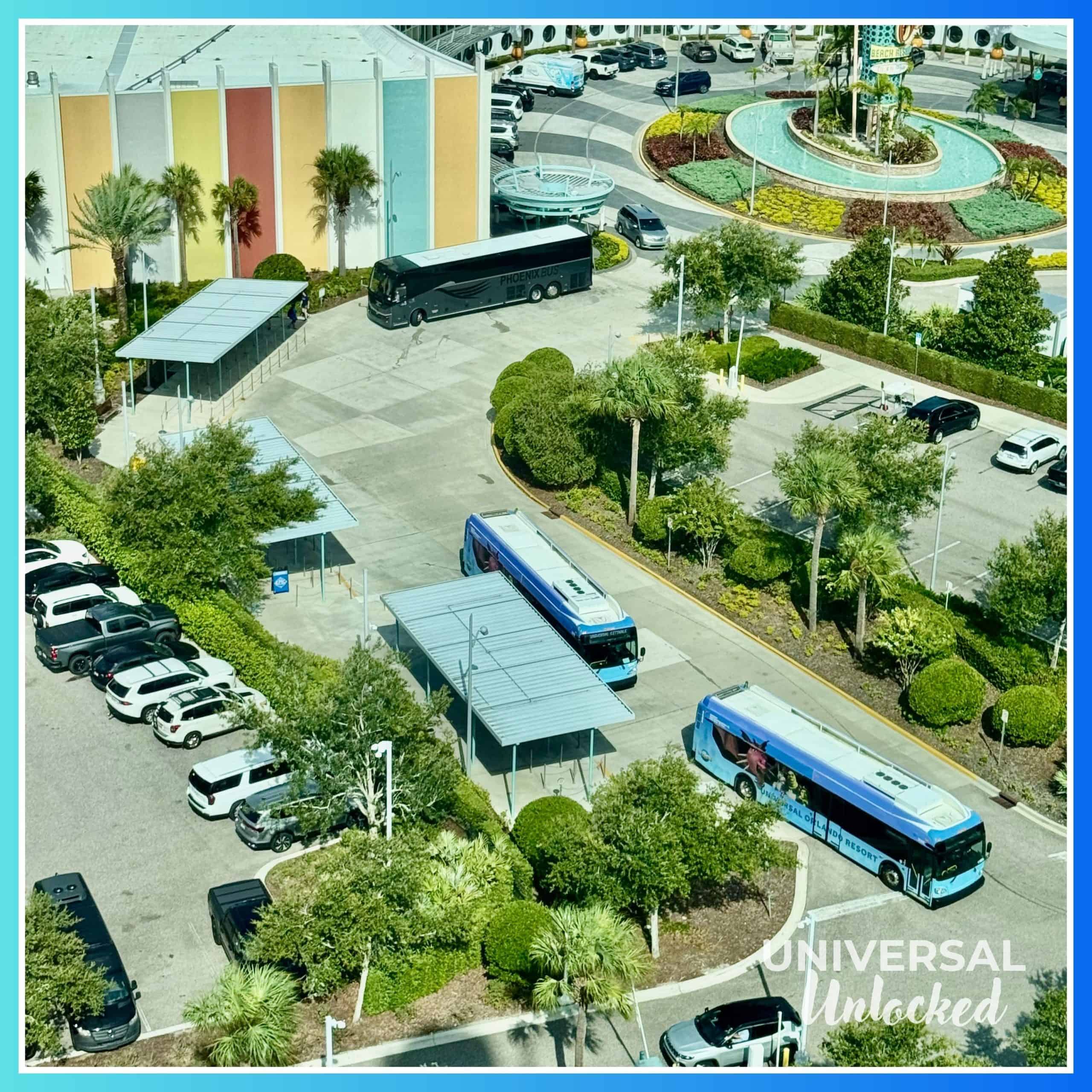 Cabana Bay Beach Resort shuttle stop