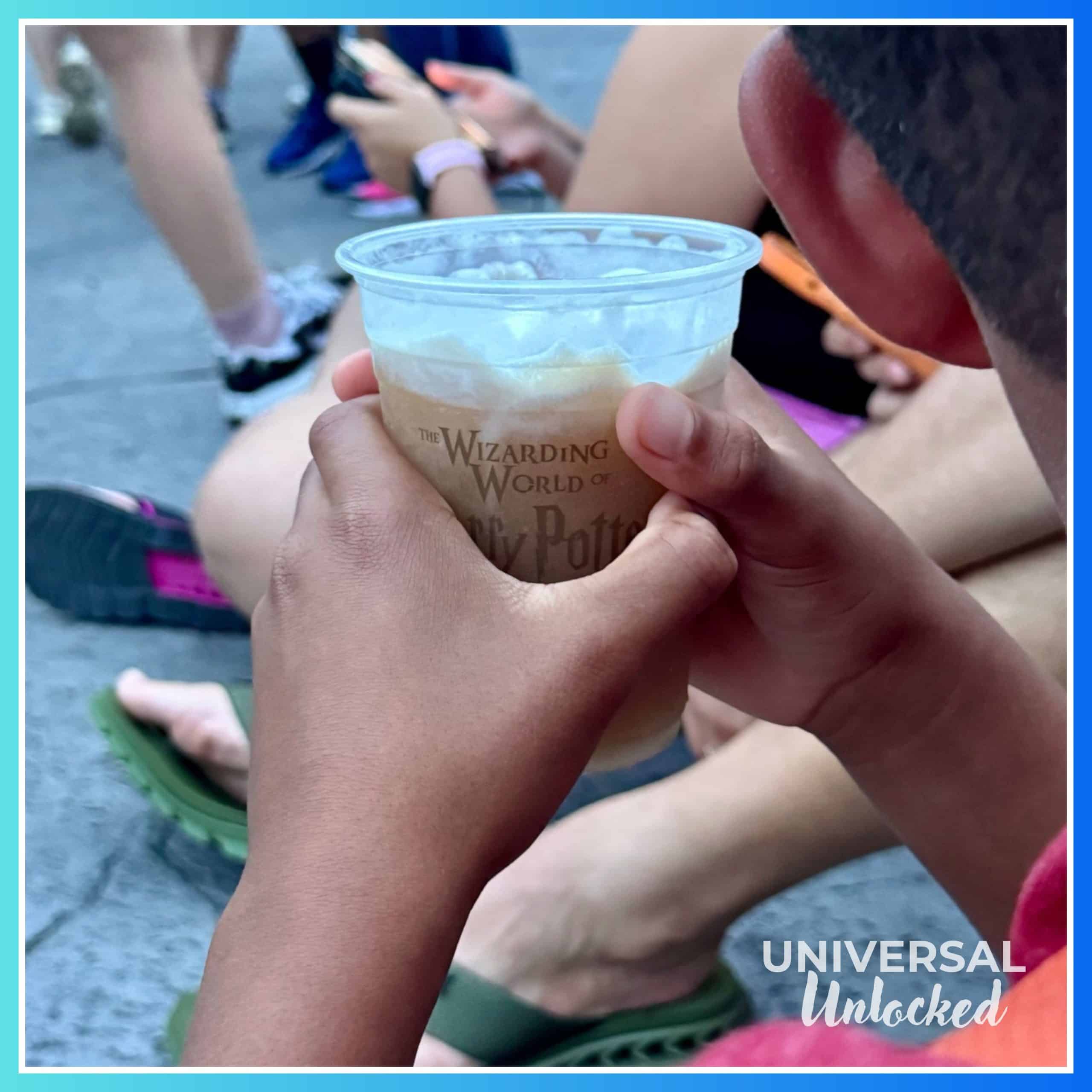 Frozen Butterbeer at the Three Broomsticks™ in The Wizarding World of Harry Potter™ – Hogsmeade™