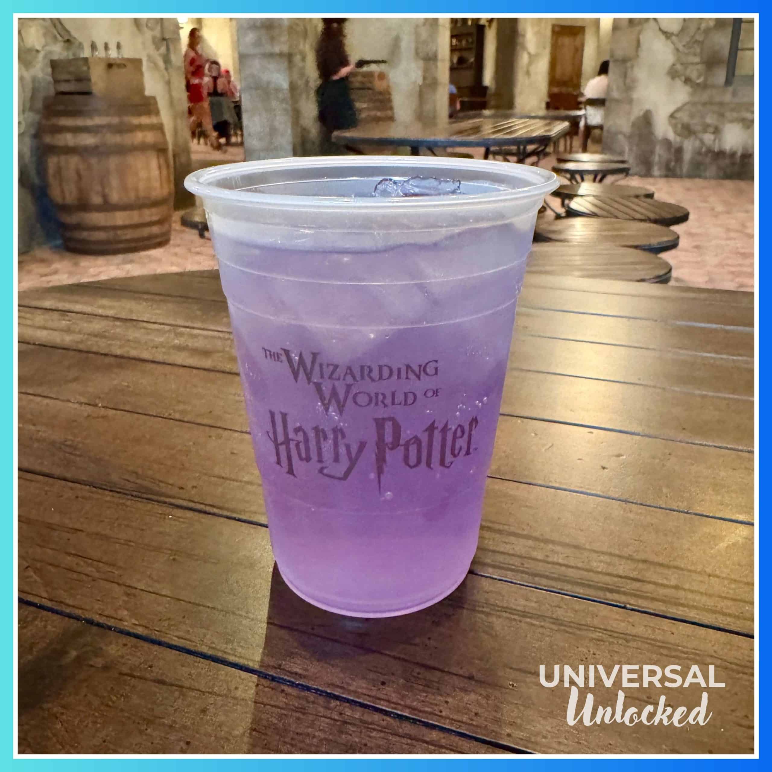 Lavender Lemonade Le Gobelet Noir™ in the Wizarding World of Harry Potter - Ministry of Magic at EPIC Universe