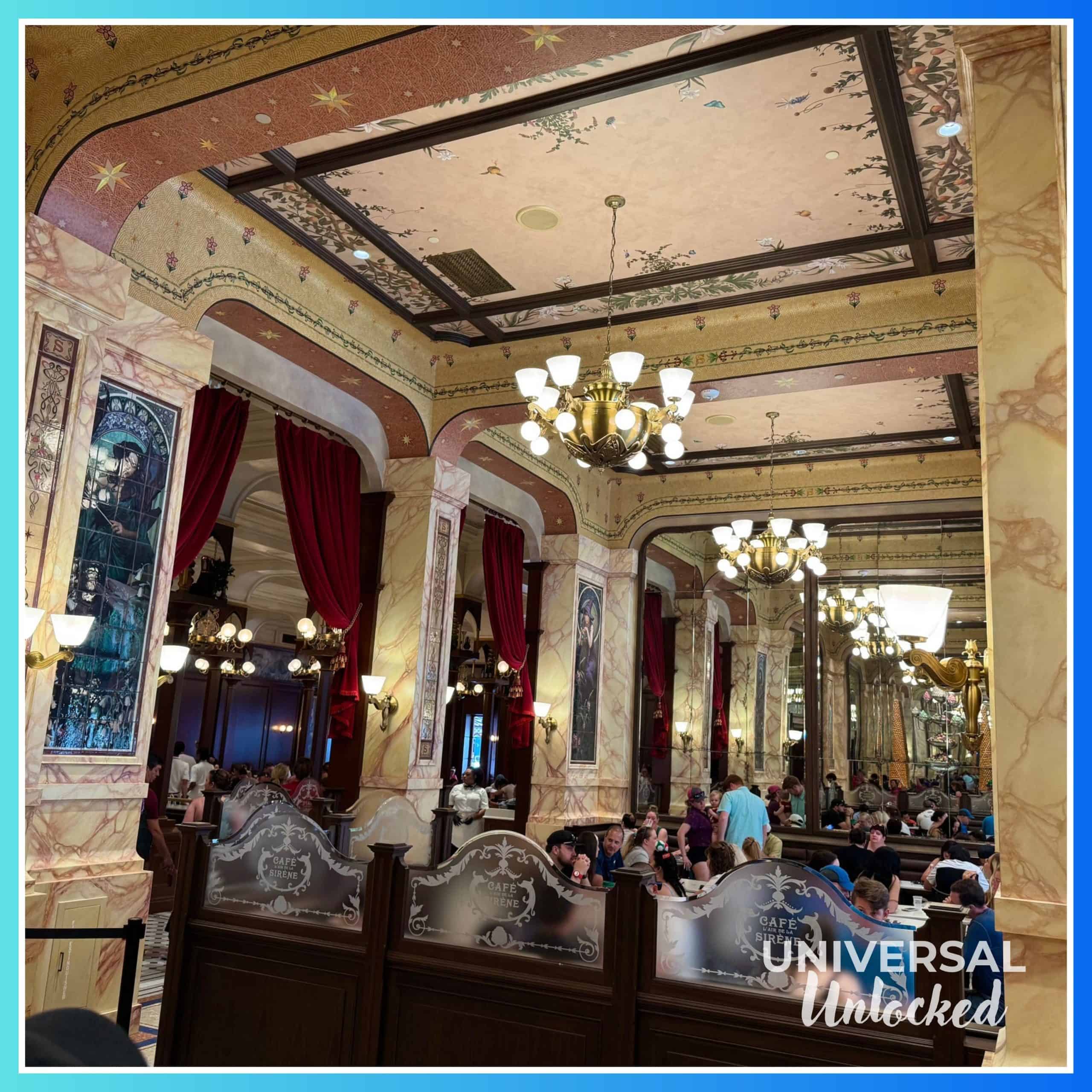 Inside Café L’air De La Sirène™ in the Wizarding World of Harry Potter - Ministry of Magic at EPIC Universe