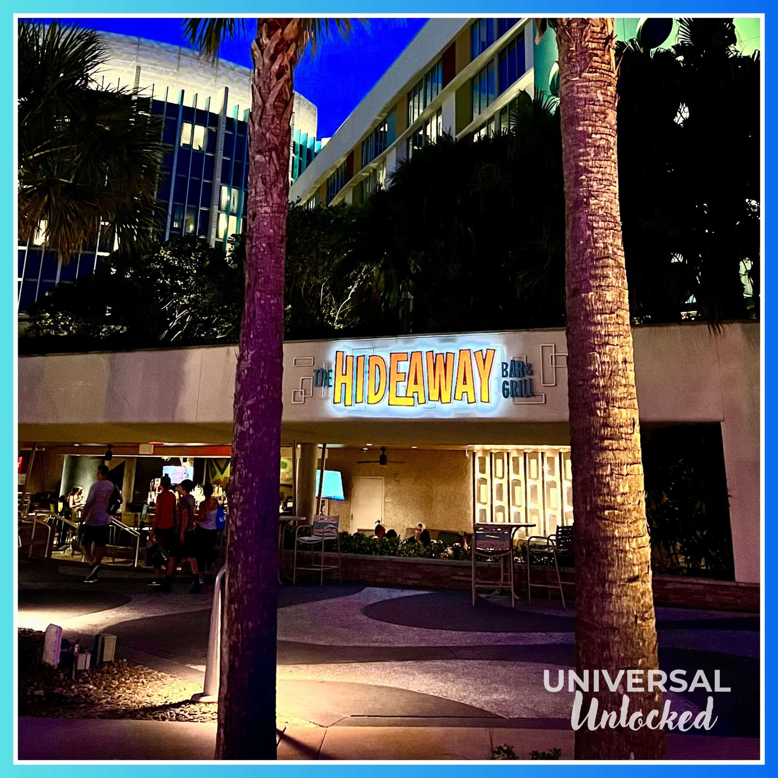 Hideaway Bar and Grill at Cabana Bay Beach Resort
