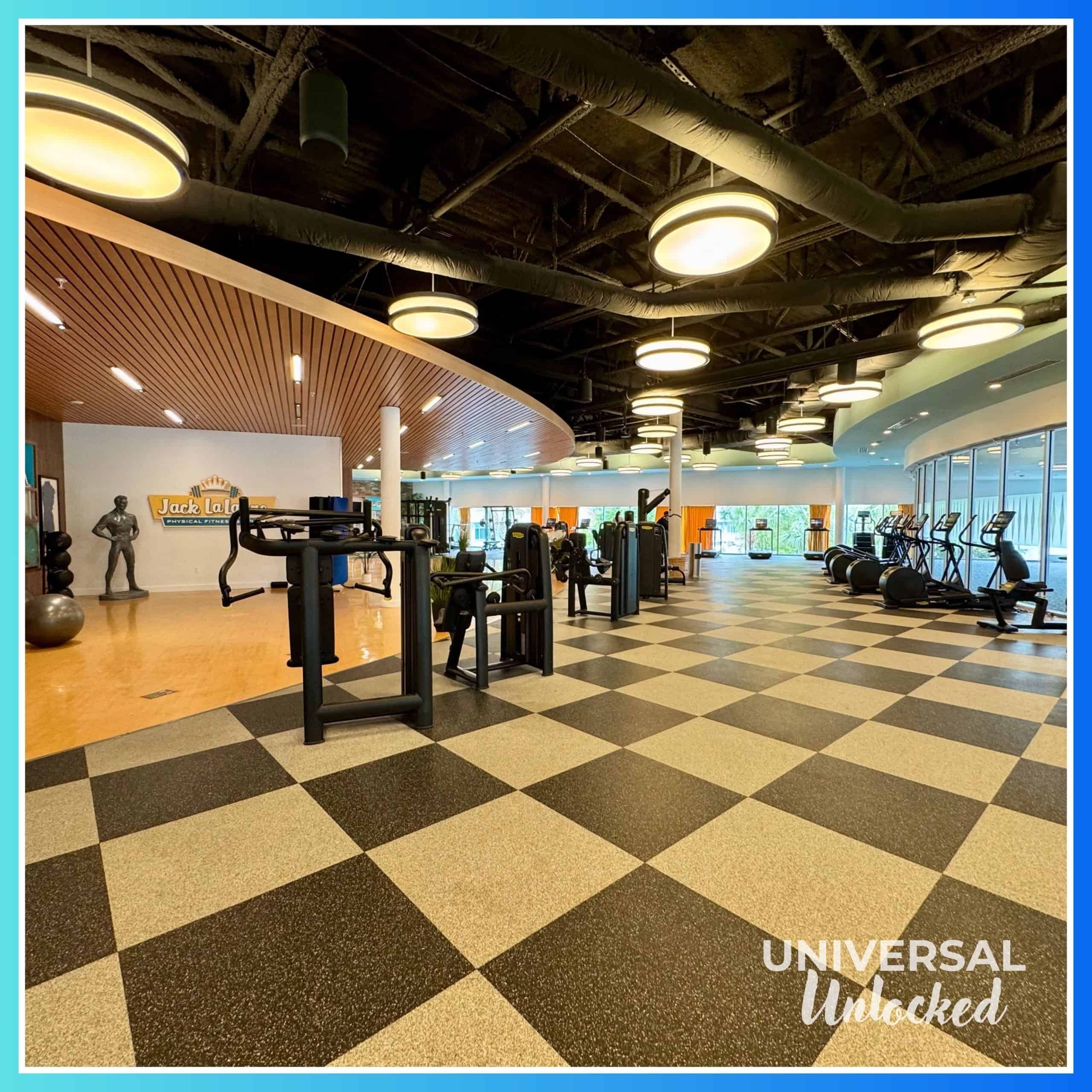 Jack LaLanne fitness center at Cabana Bay
