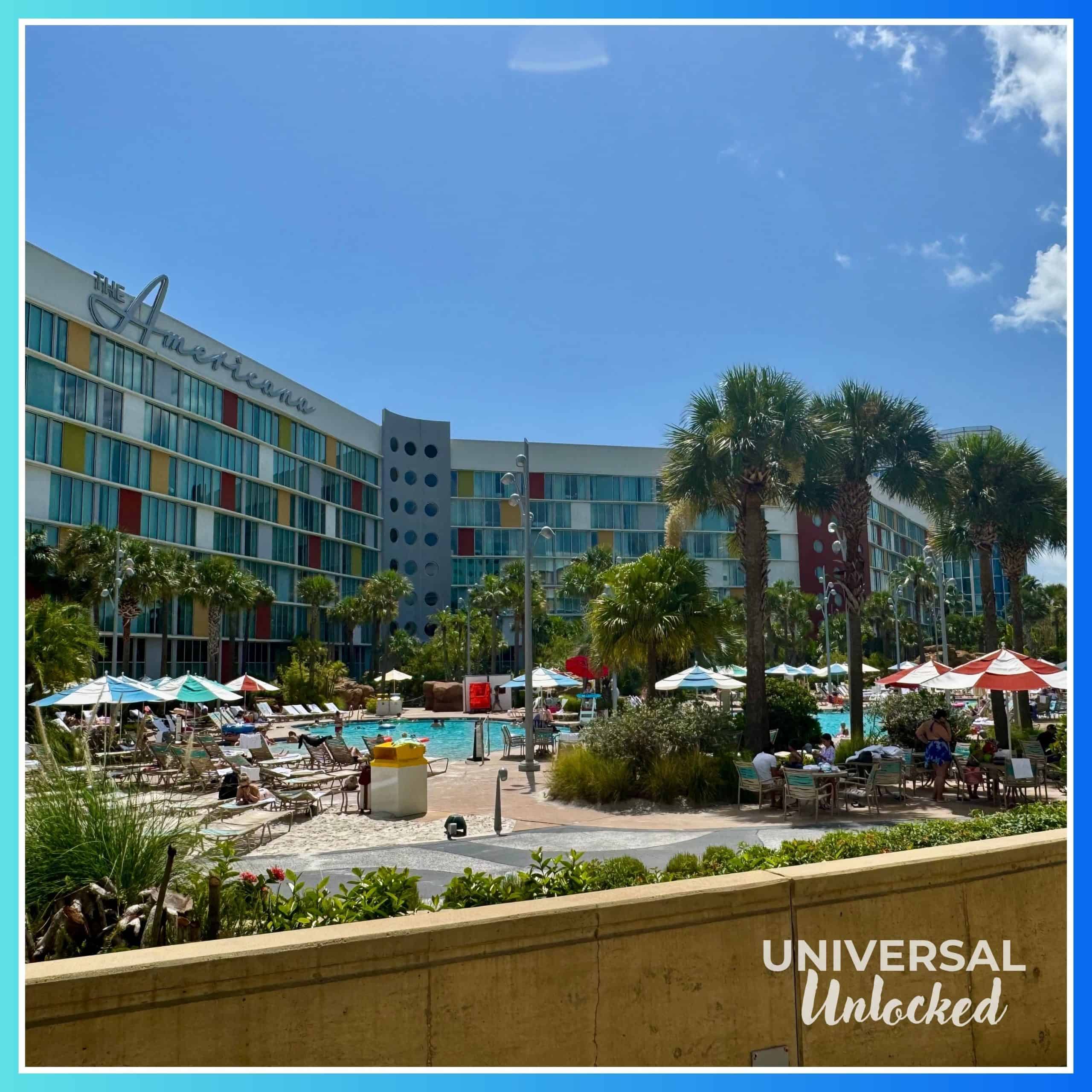 Lazy River Courtyard pool at Cabana Bay Beach Resort