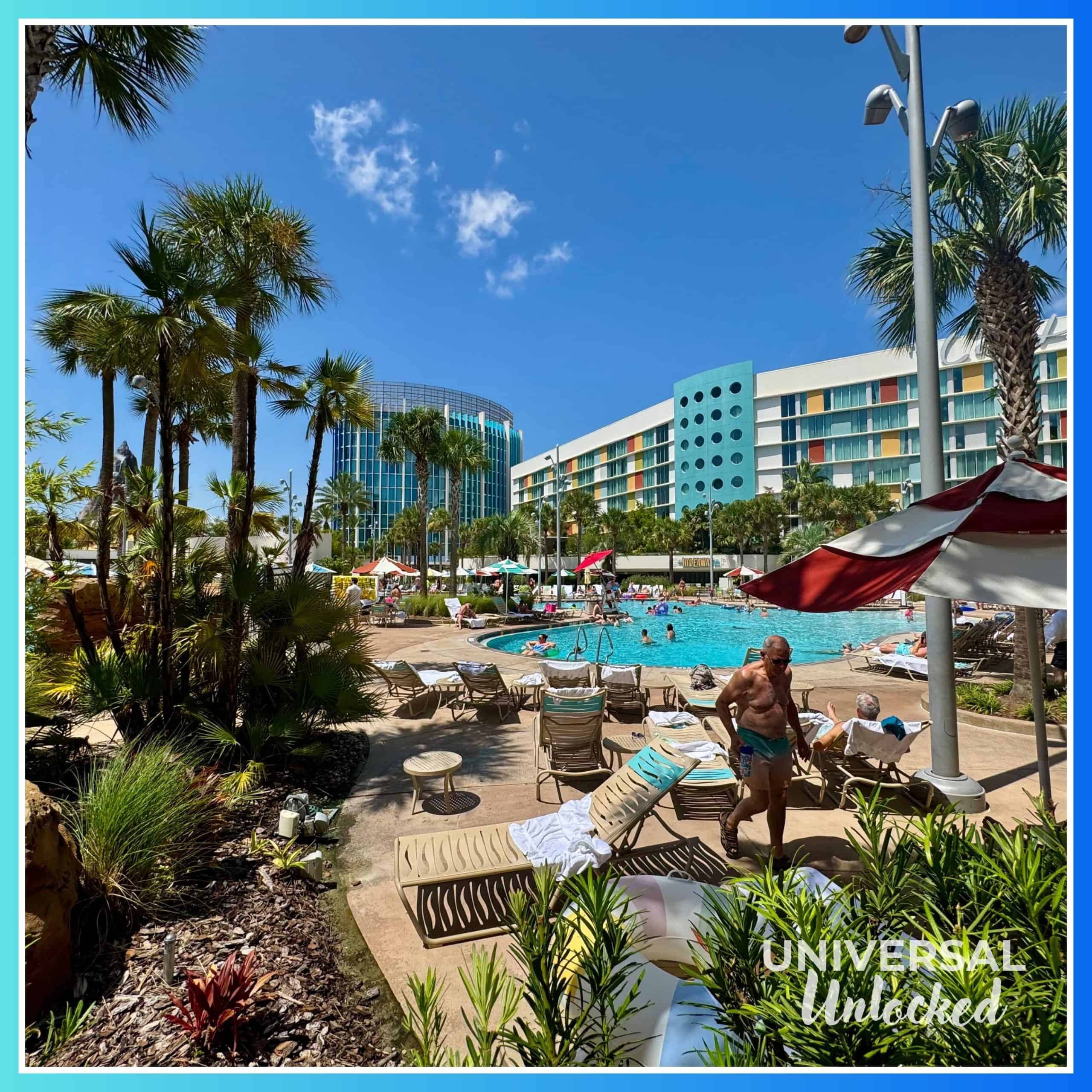 Lazy River Courtyard pool at Cabana Bay Beach Resort