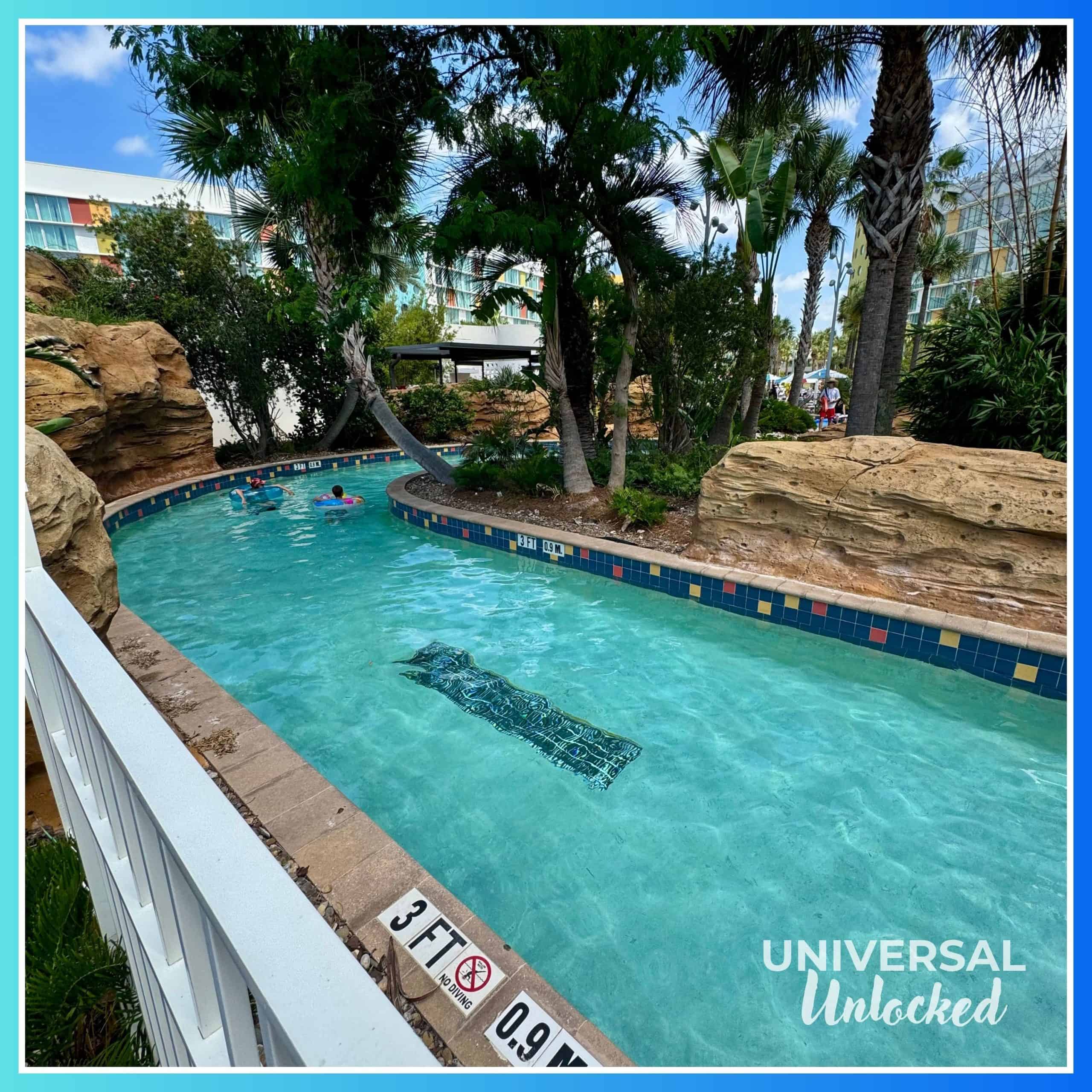 Lazy river at Cabana Bay Beach Resort