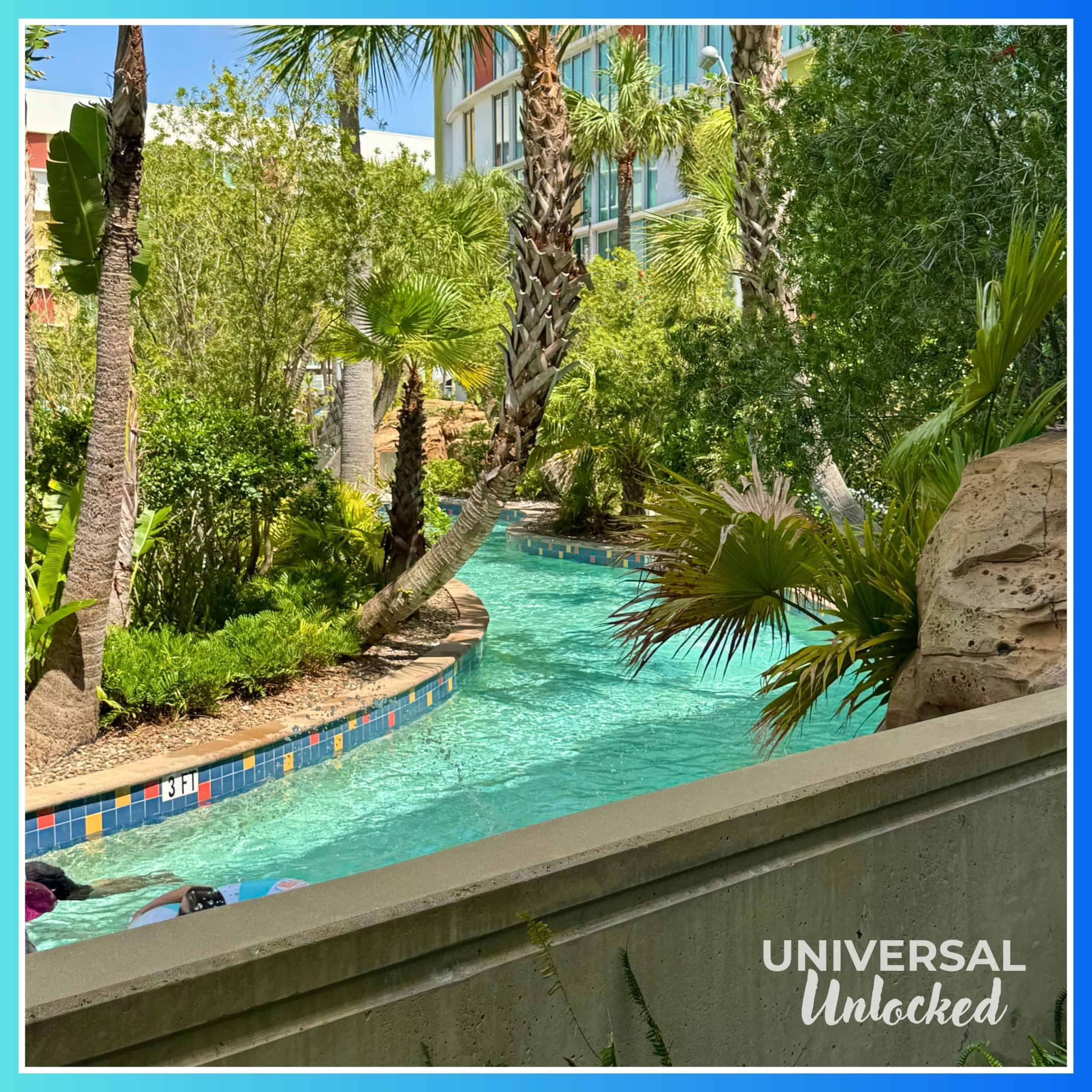 Lazy river at Cabana Bay Beach Resort