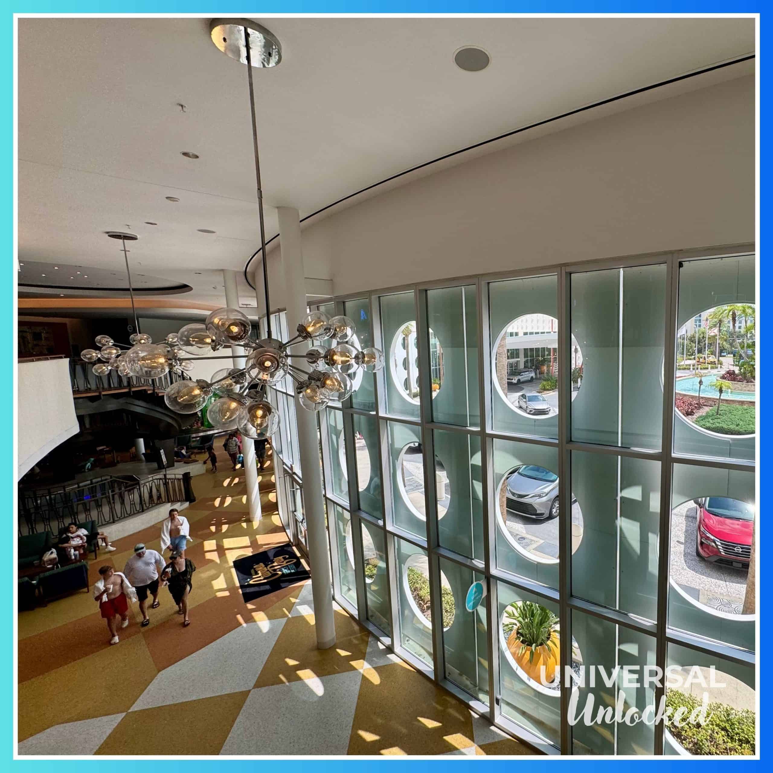 View from the amenities hall at Cabana Bay