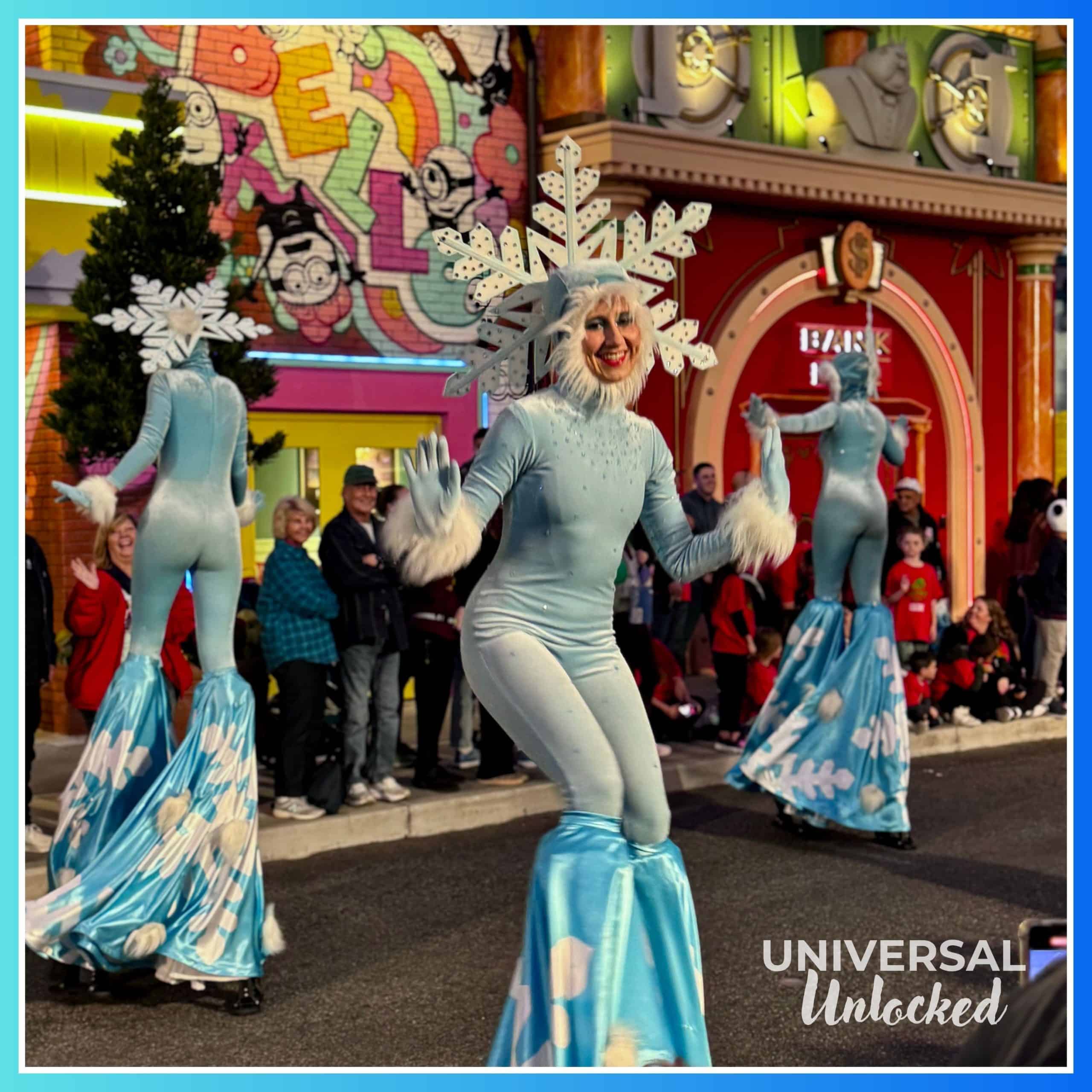 The Universal Orlando Christmas Parade featuring Macy's
