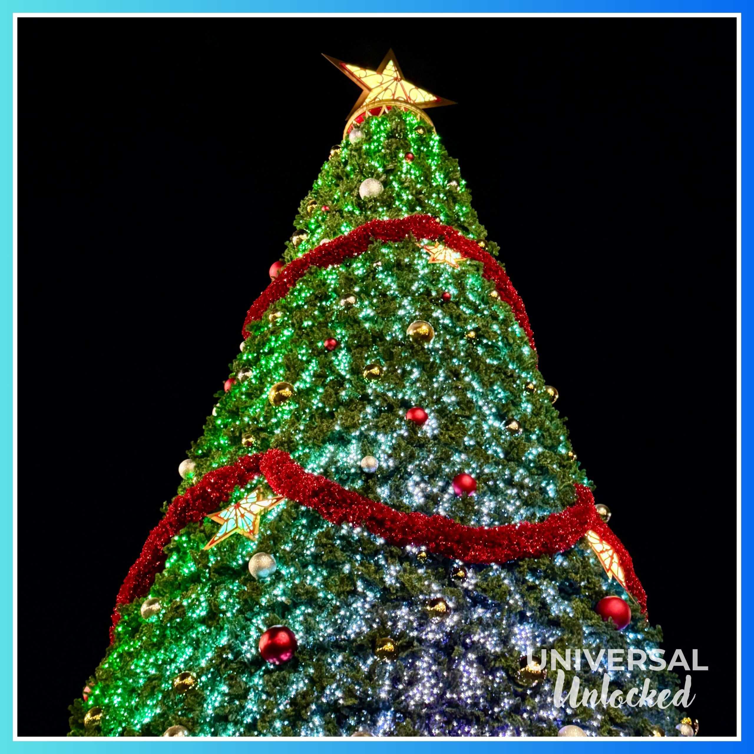 Main Christmas Tree in the New York area of Universal Studios Florida