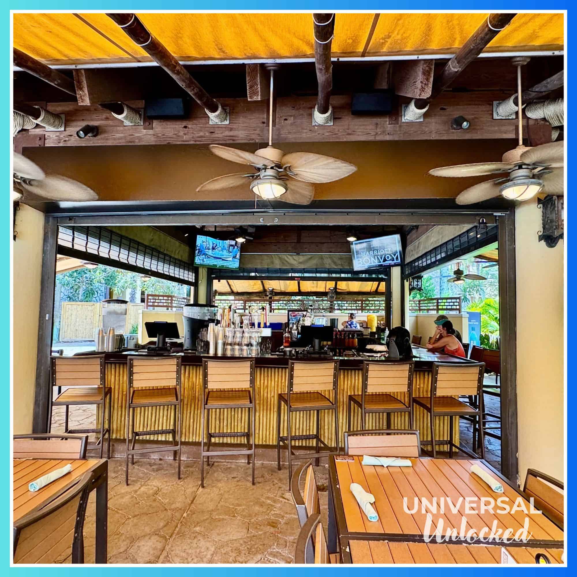 The bar at Bula Bar & Grille
